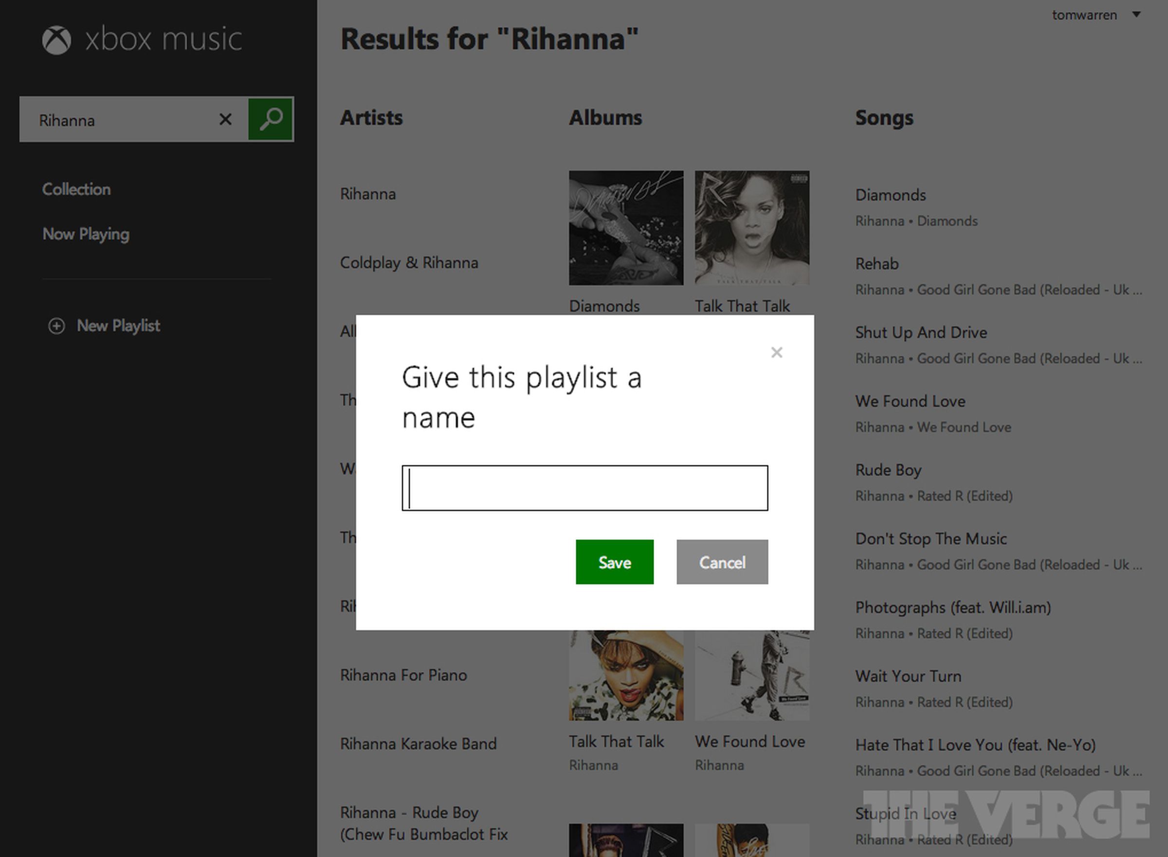 Xbox Music web screenshots