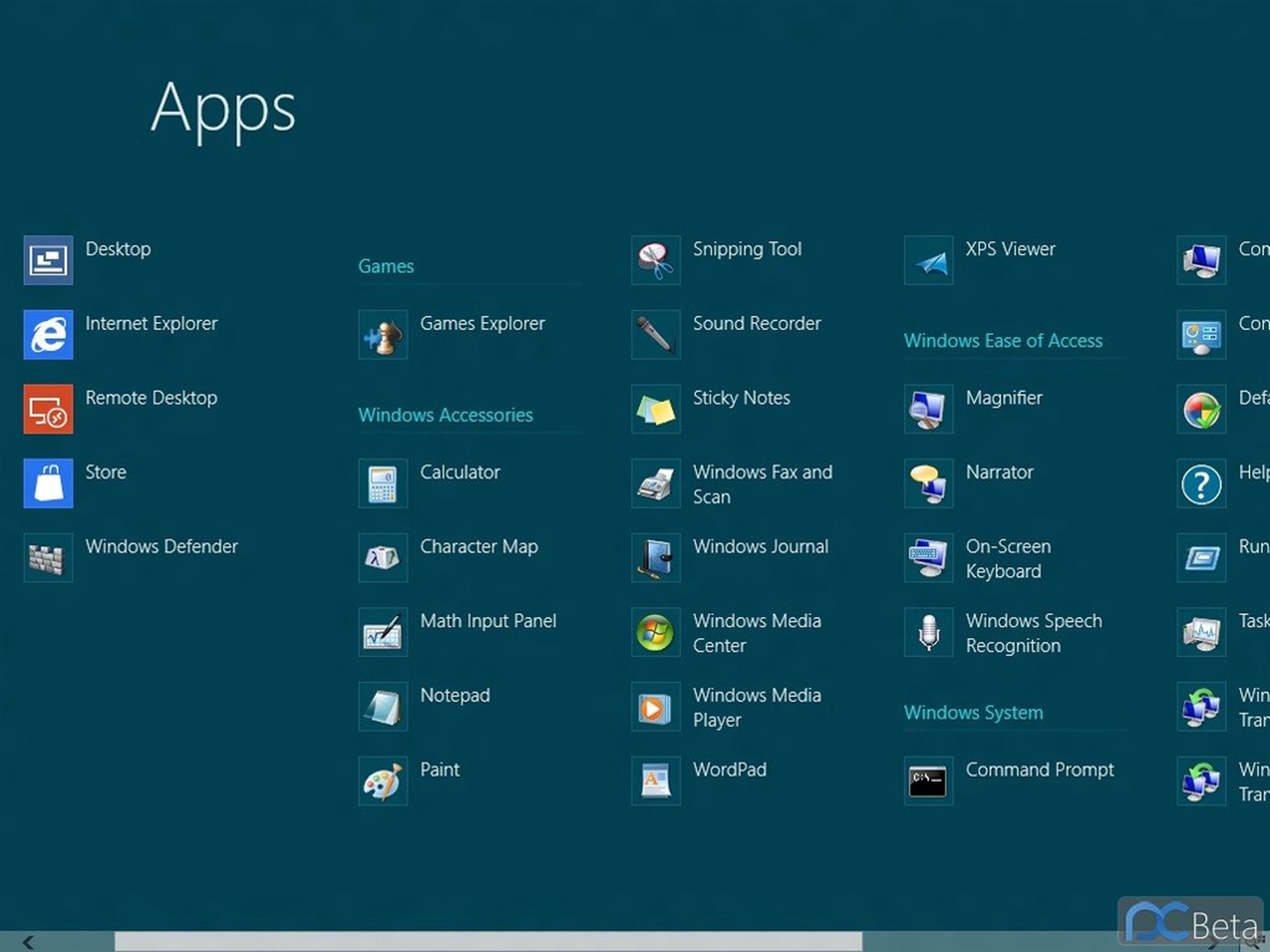 Windows 8 build 8220 screenshots