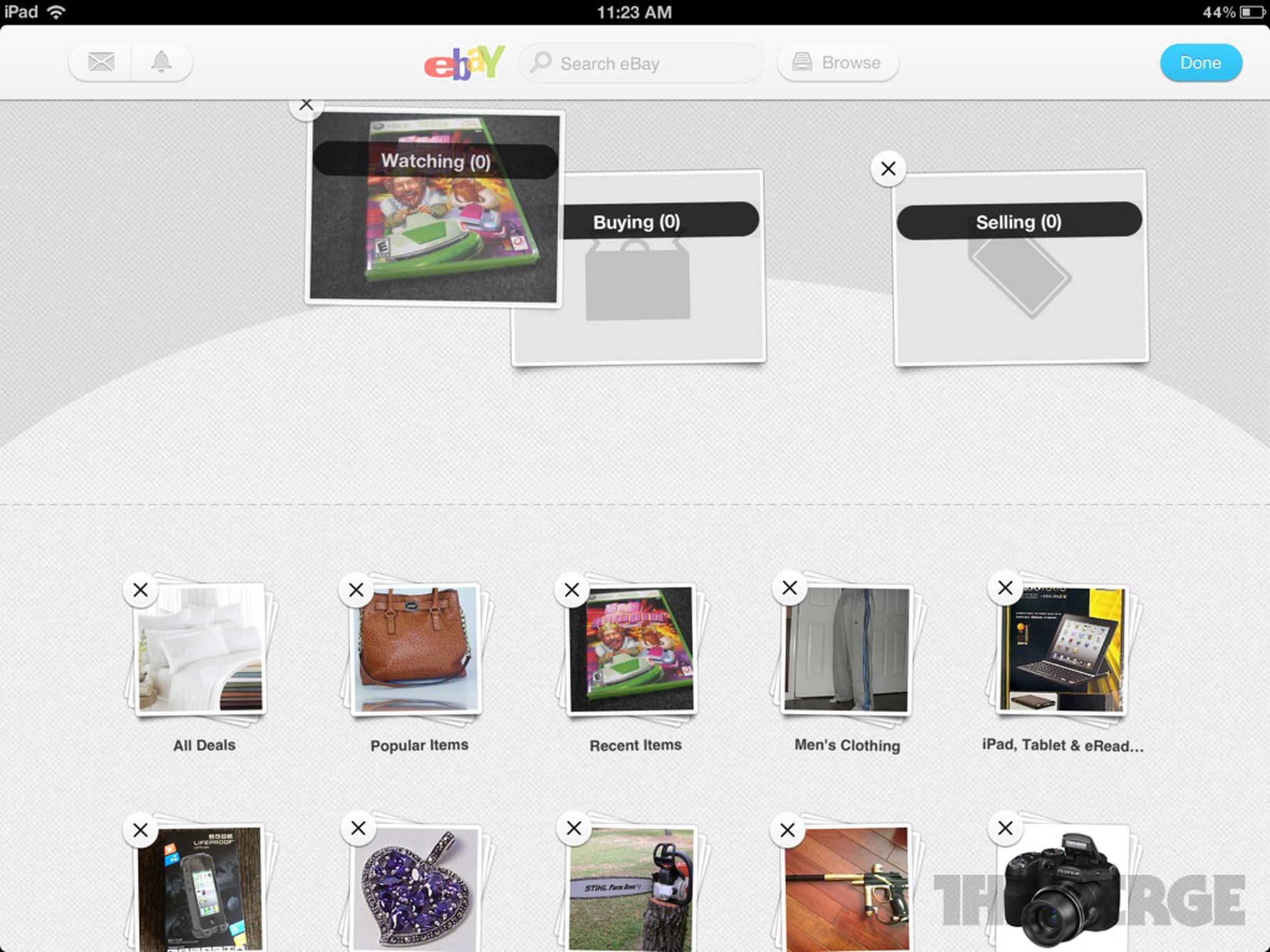 eBay 2.0 for iPad hands-on screenshots