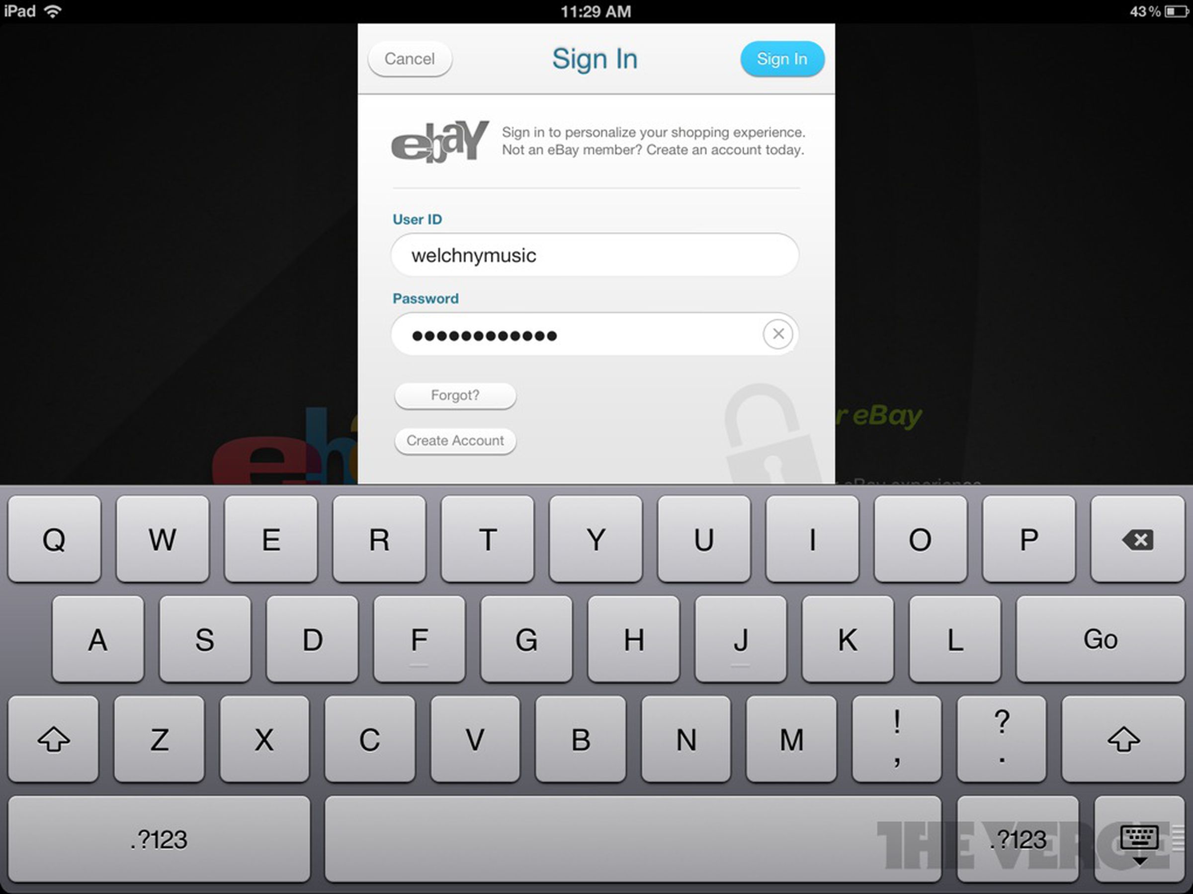 eBay 2.0 for iPad hands-on screenshots