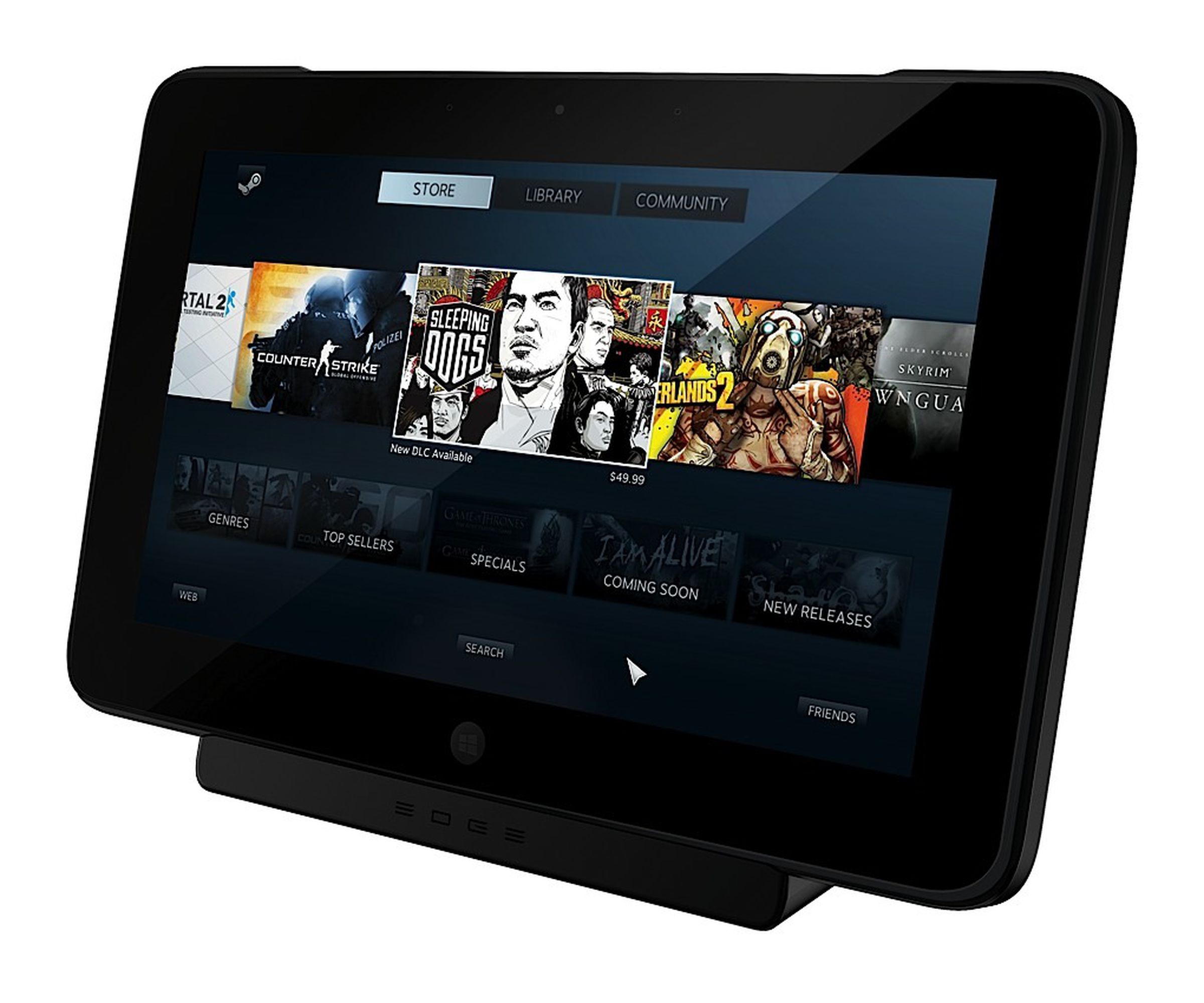 Razer Edge convertible gaming tablet photos