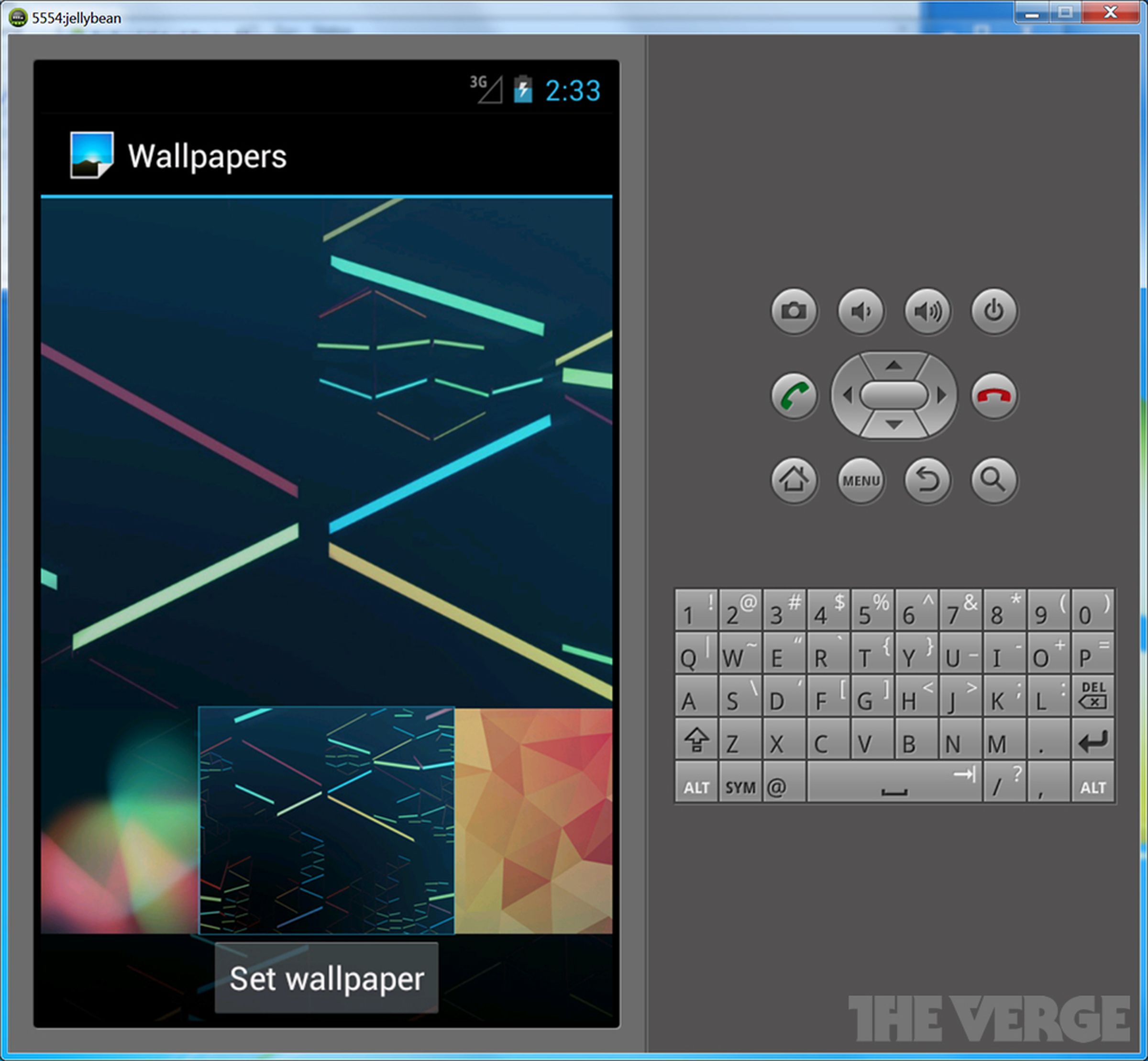 Android 4.1 Jelly Bean emulator in pictures