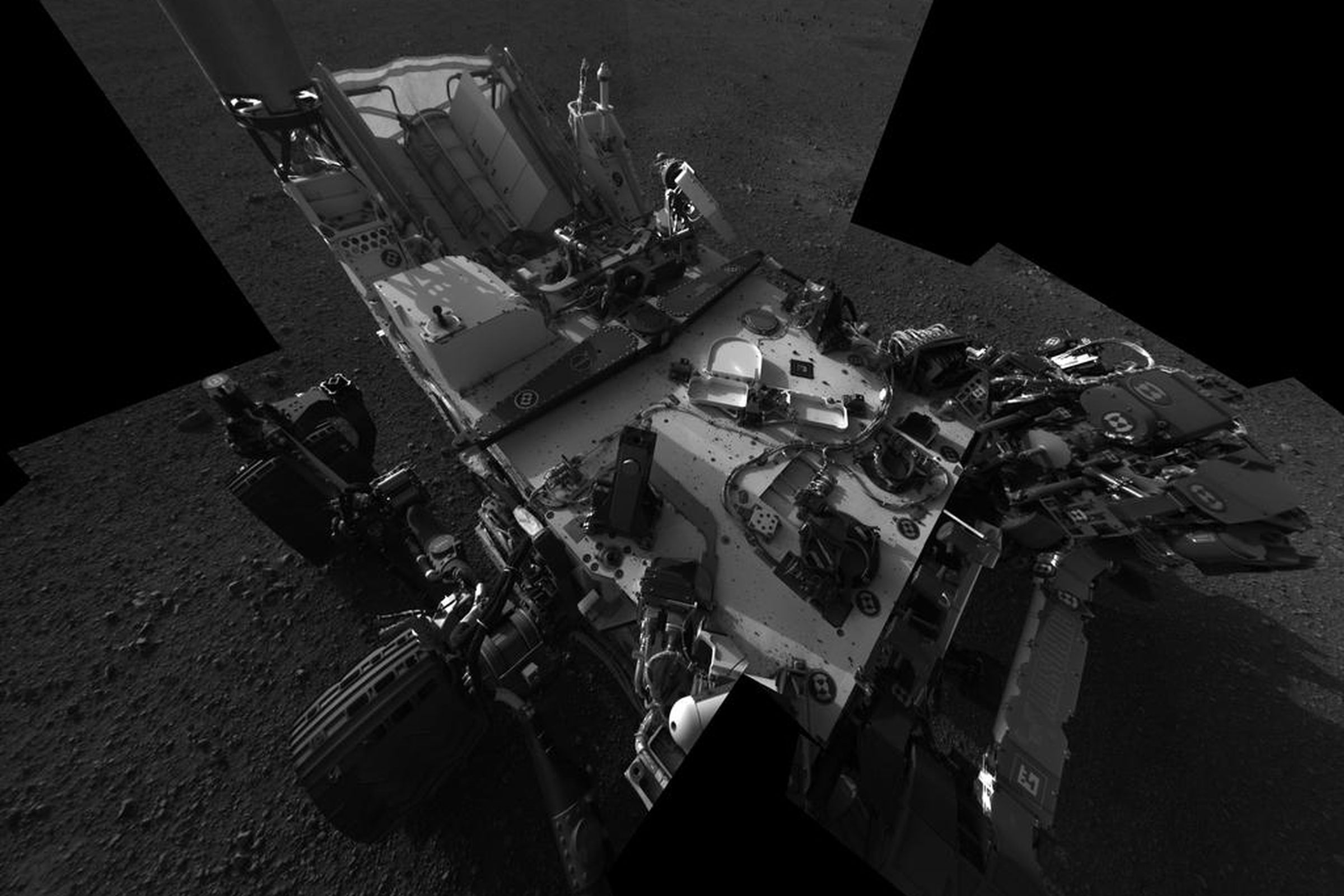 NASA Curiosity Rover mars self portrait