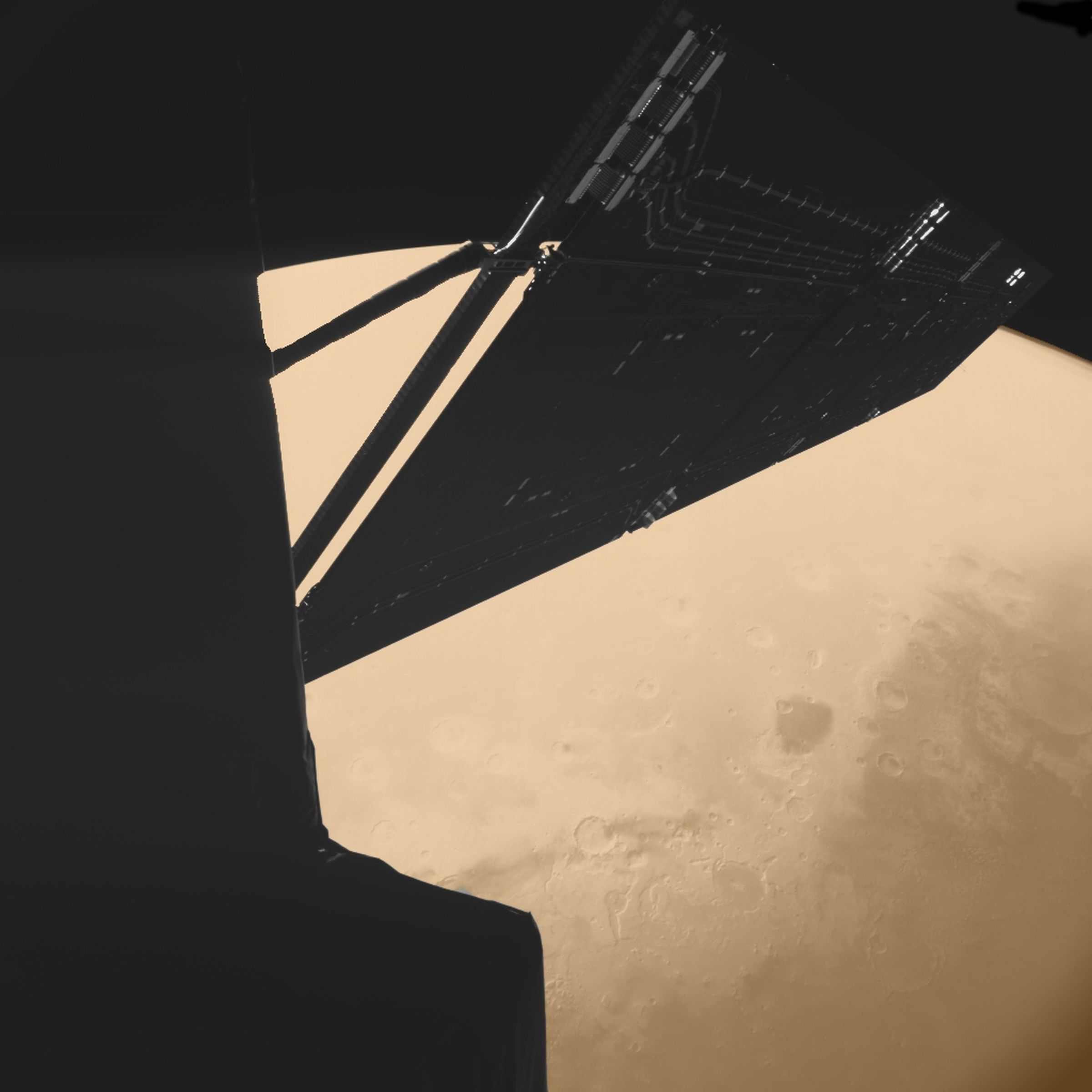 Mars, as photographed by Philae