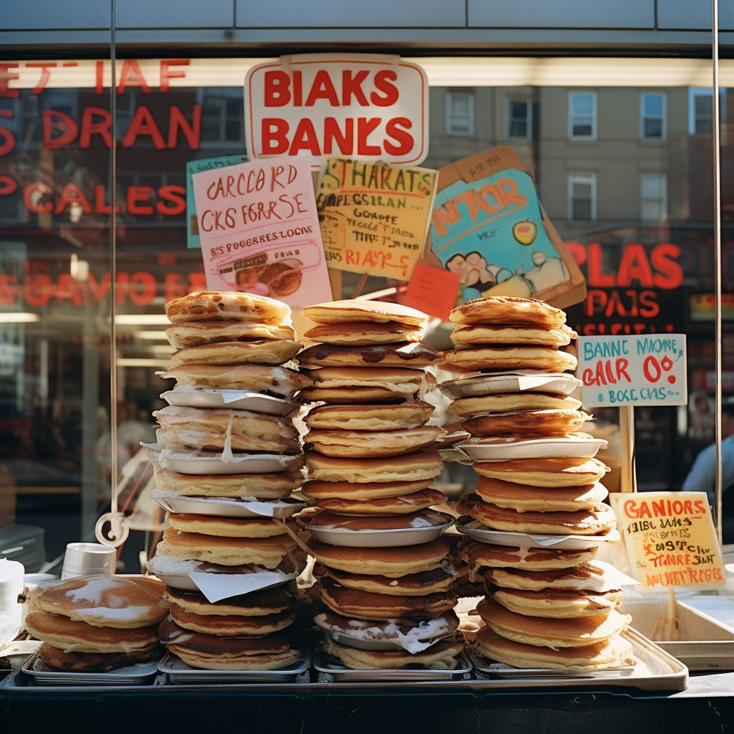<em>Pancake “Promptography” using Midjourney.</em>