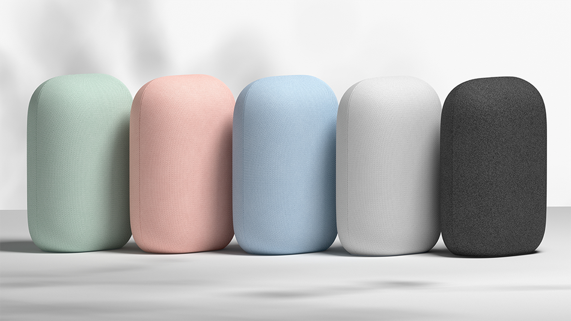 The Nest Audio comes in five different colors.