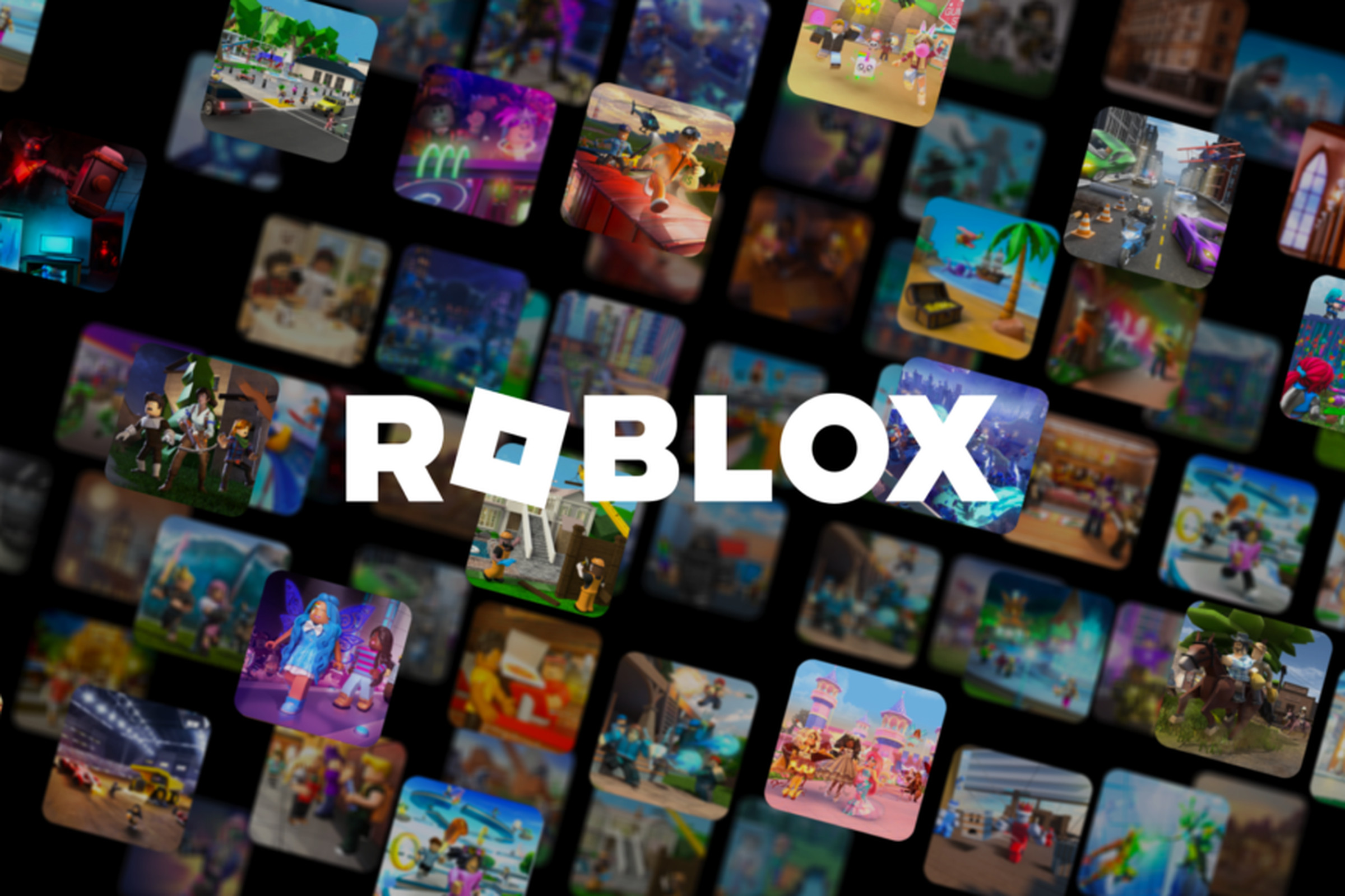 A promotional image for Roblox.
