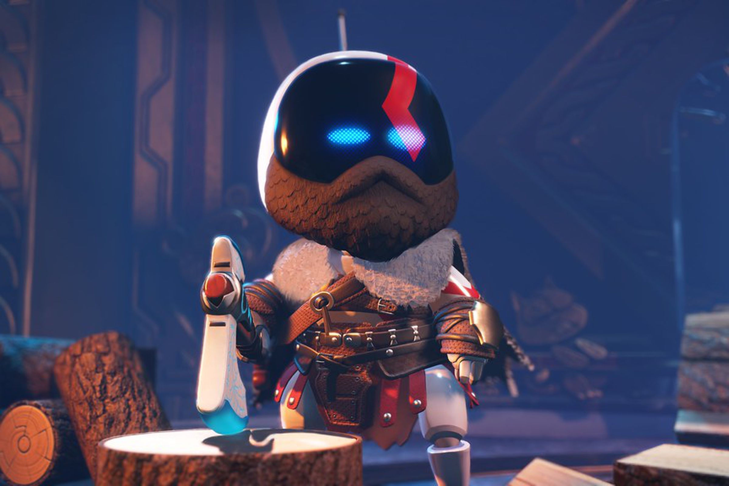 A screenshot from the video game Astro Bot.