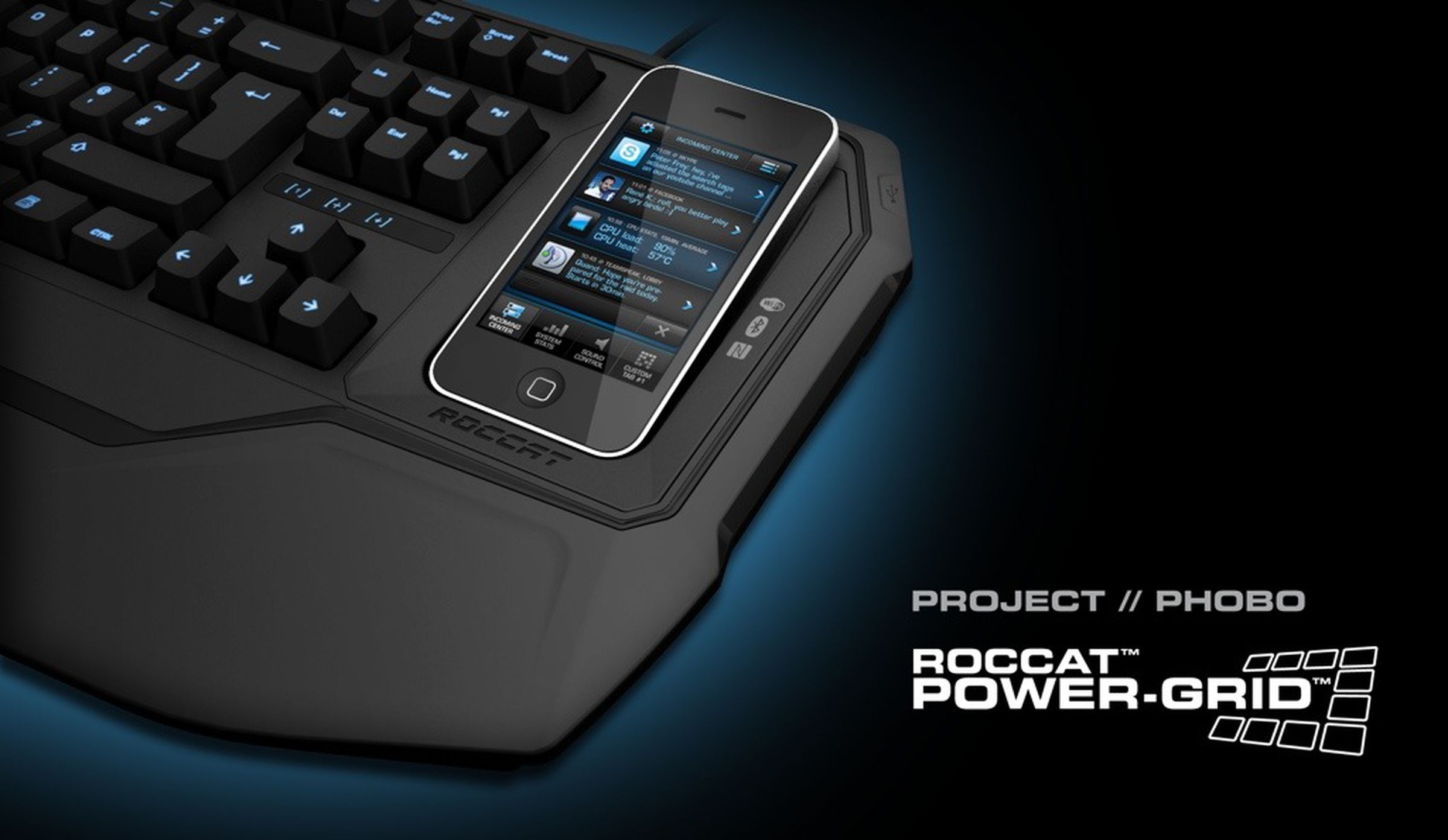 Roccat Power Grid and Project Phobo press pictures