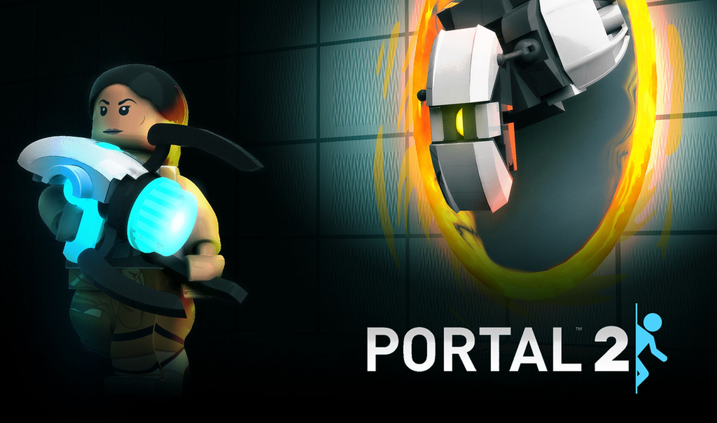 Images of the 'Portal' Lego project on Lego Cuusoo