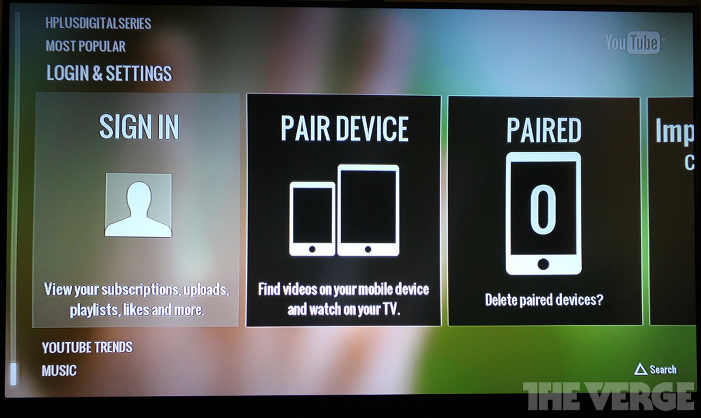 YouTube app for PlayStation 3 hands-on pictures