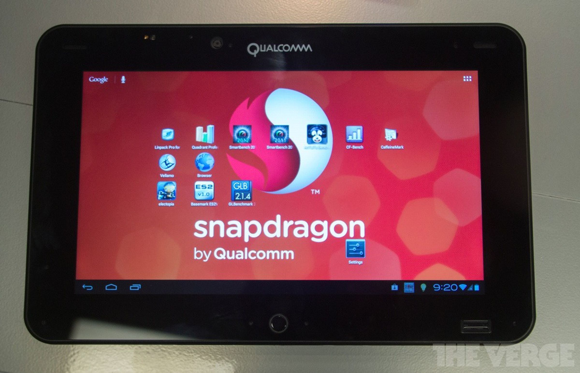 Qualcomm Snapdragon S4 Pro quad-core developer tablet photos