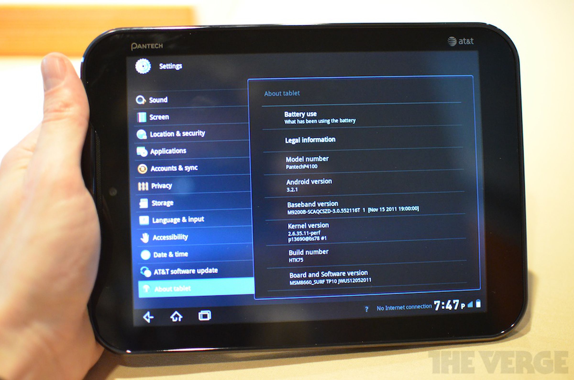 Pantech Element 8-inch tablet hands-on pictures