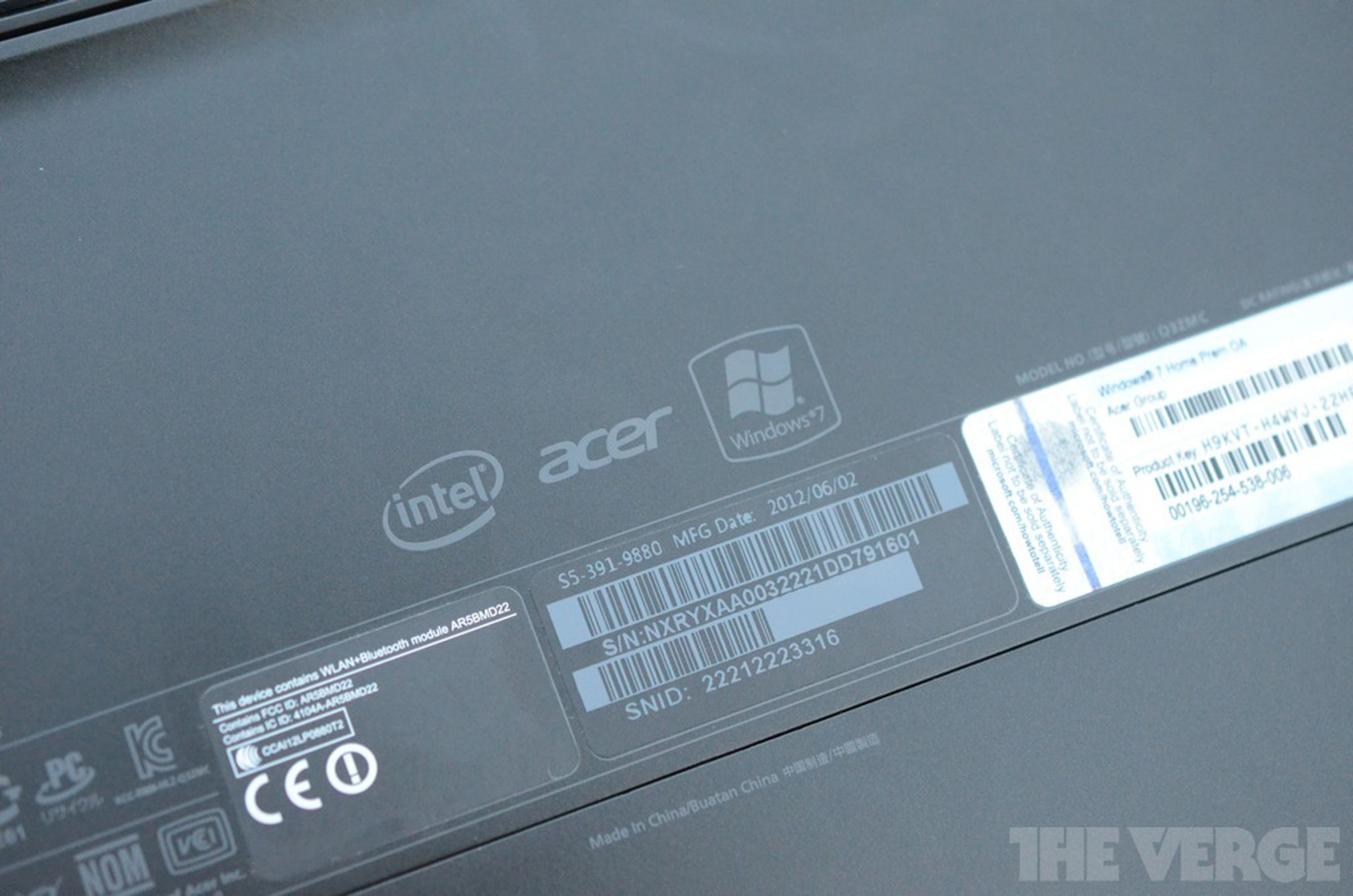 Acer Aspire S5 review pictures