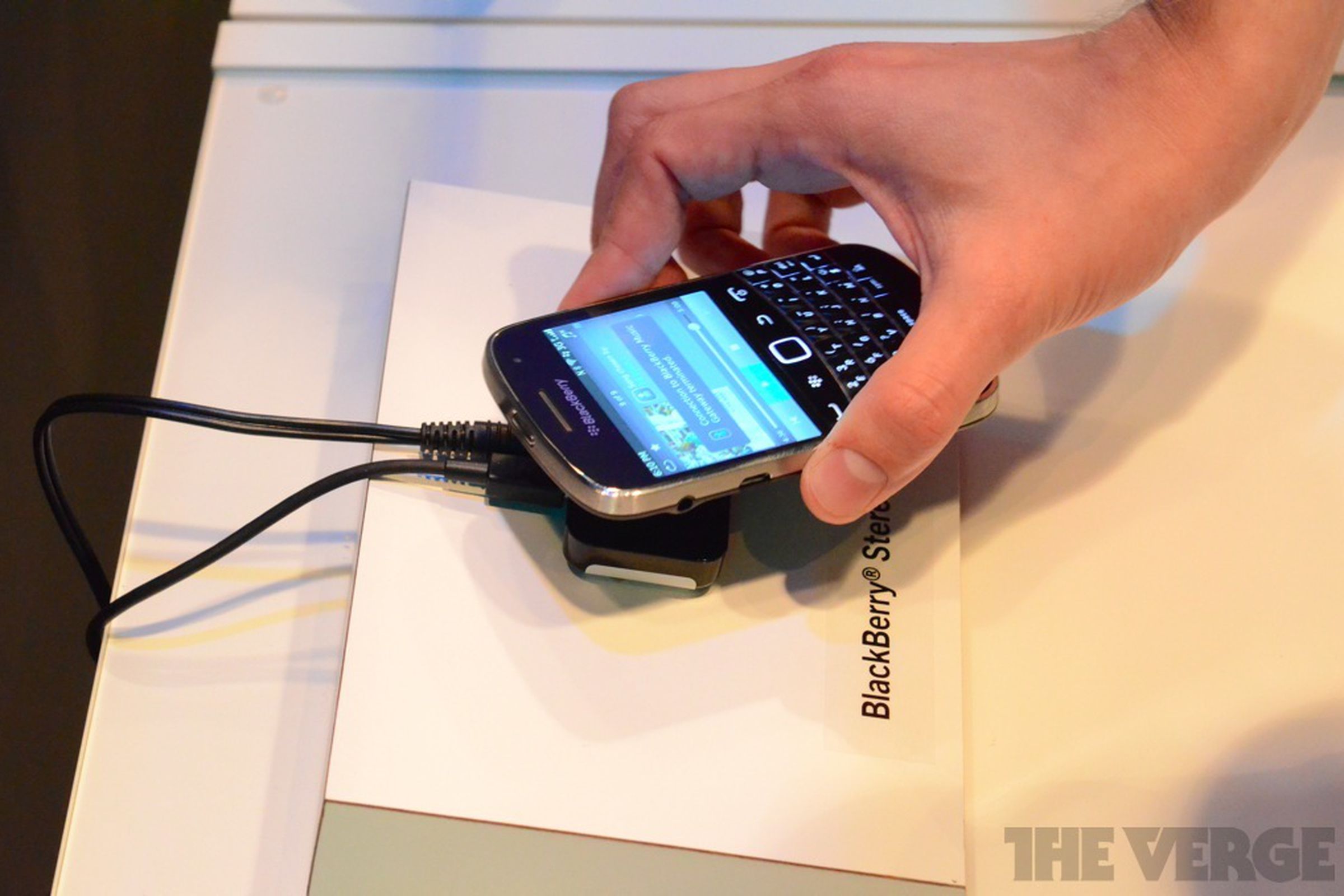 Gallery Photo: BlackBerry Music Gateway hands-on pictures