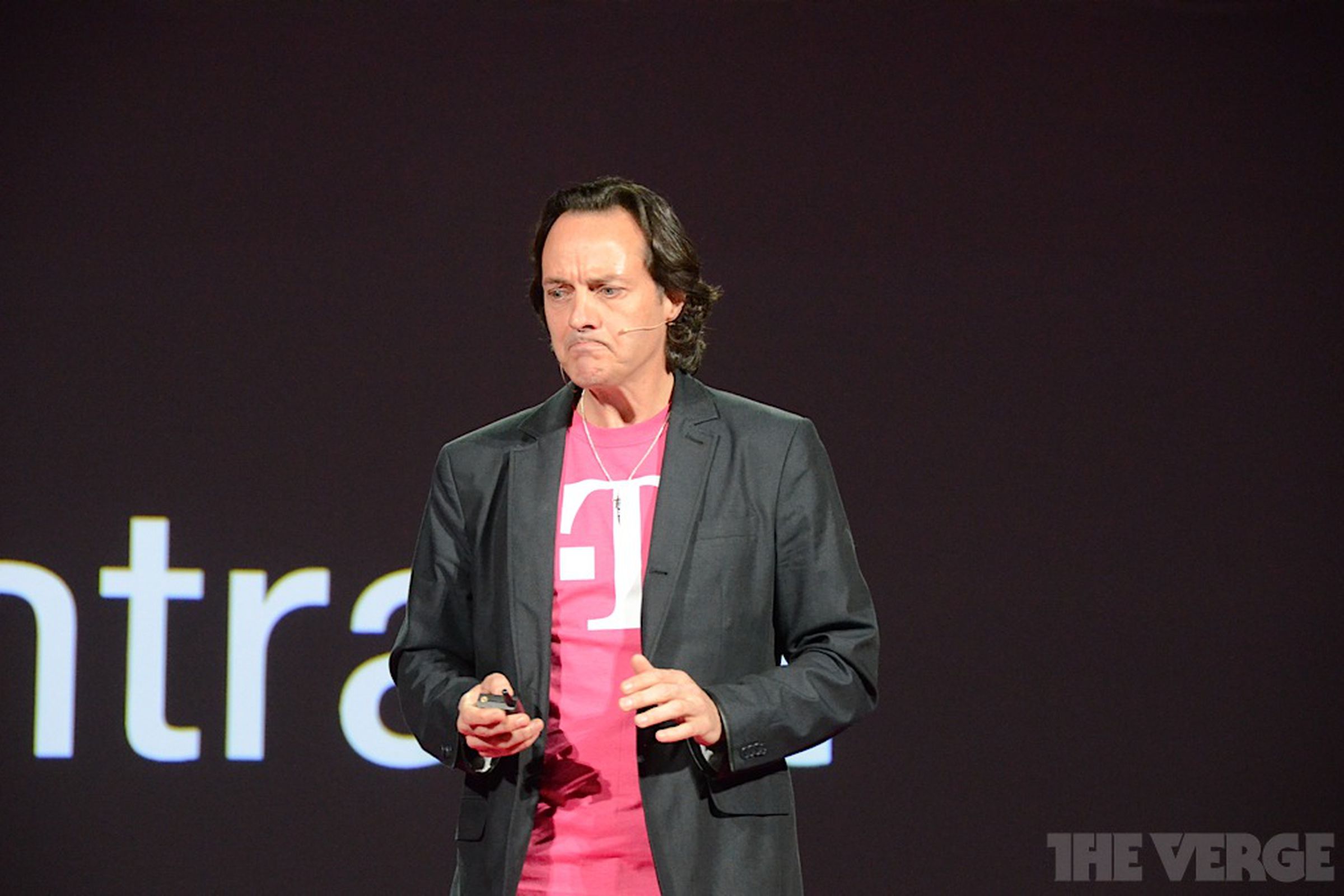 T-Mobile CEO John Legere - not bad intense face