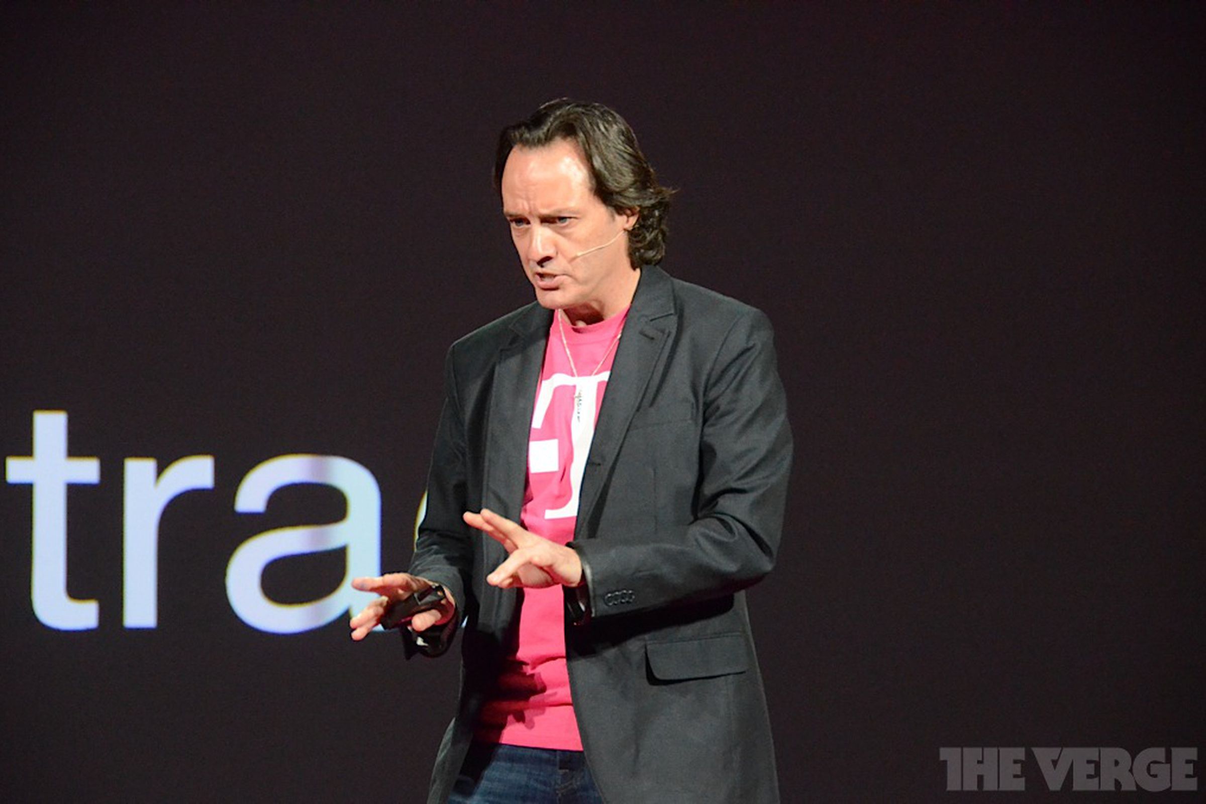 T-Mobile CEO John Legere hypnotizing