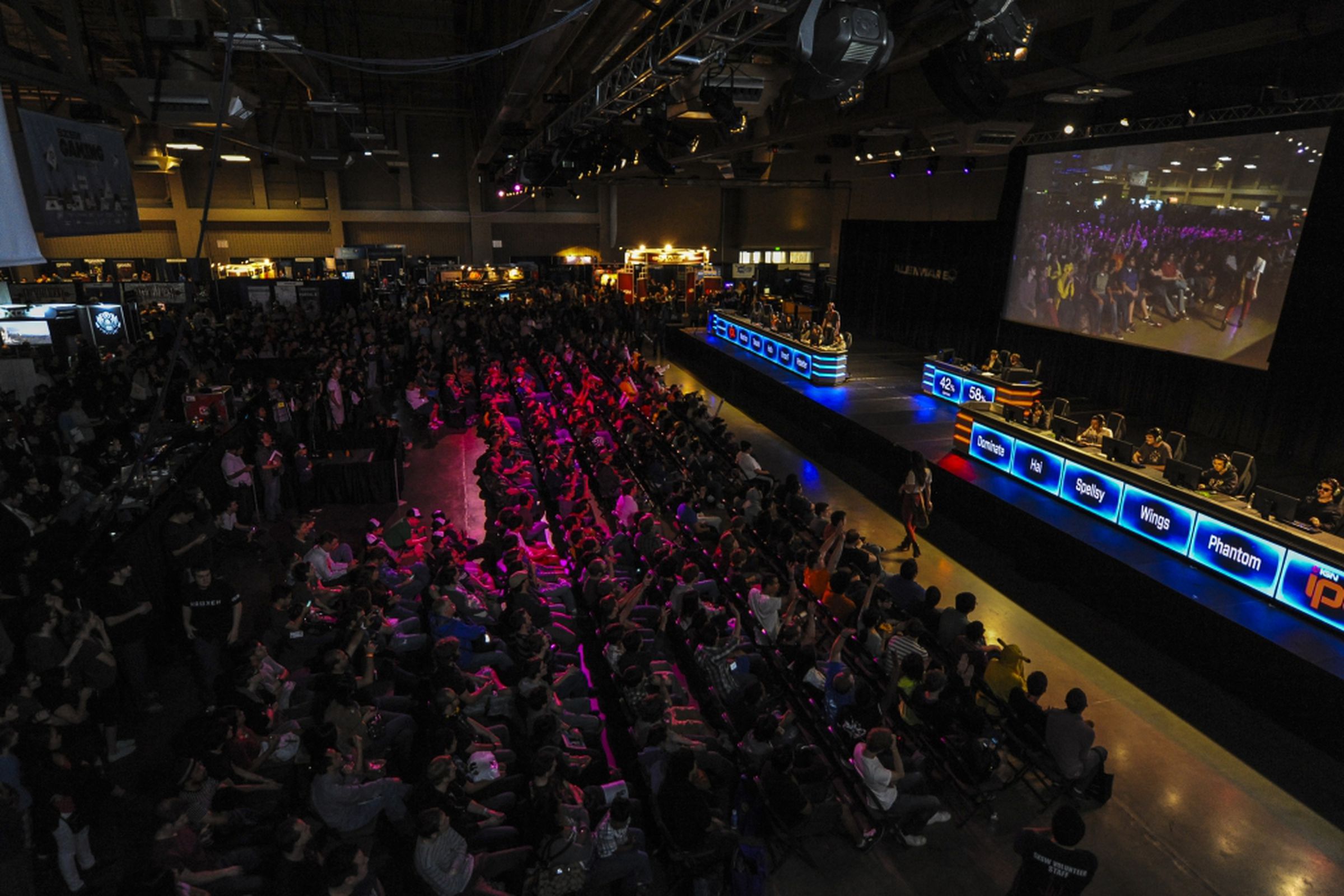 In previous years, the fierce competition at the Gaming Expo was the sportiest part of the event.