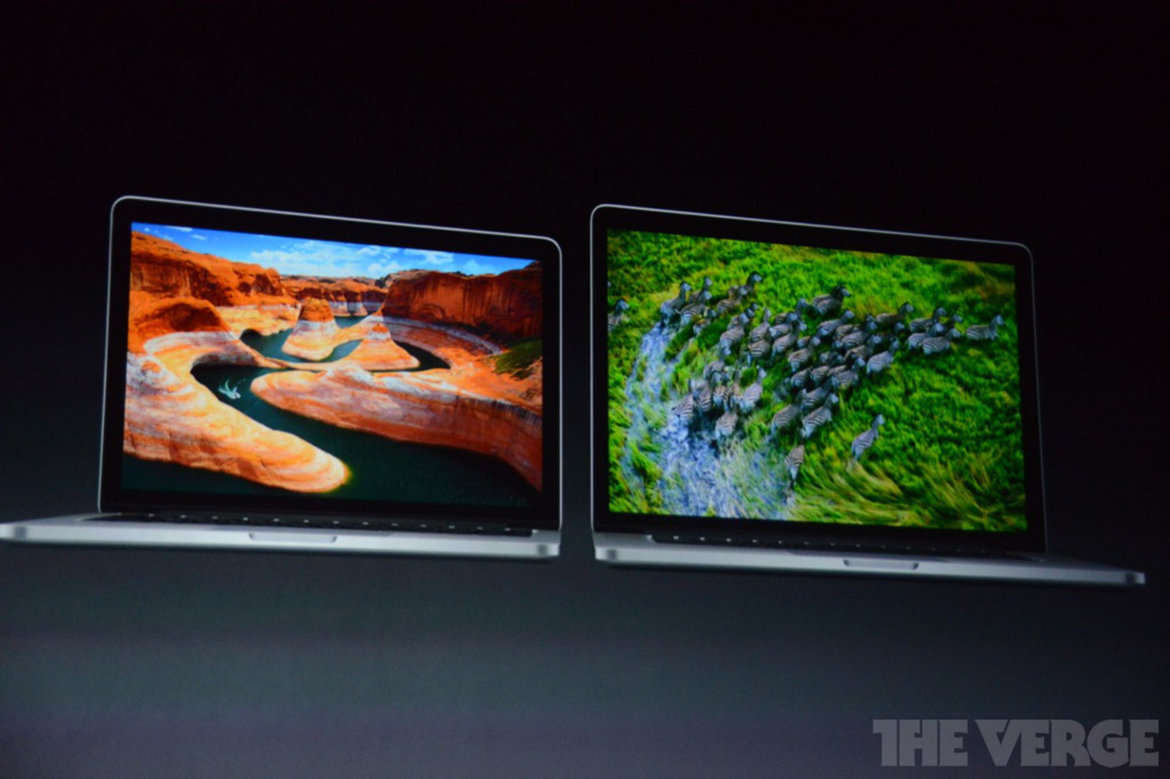 Photos of the new MacBook Pros with Retina Displays from Apple's fall 2013 event