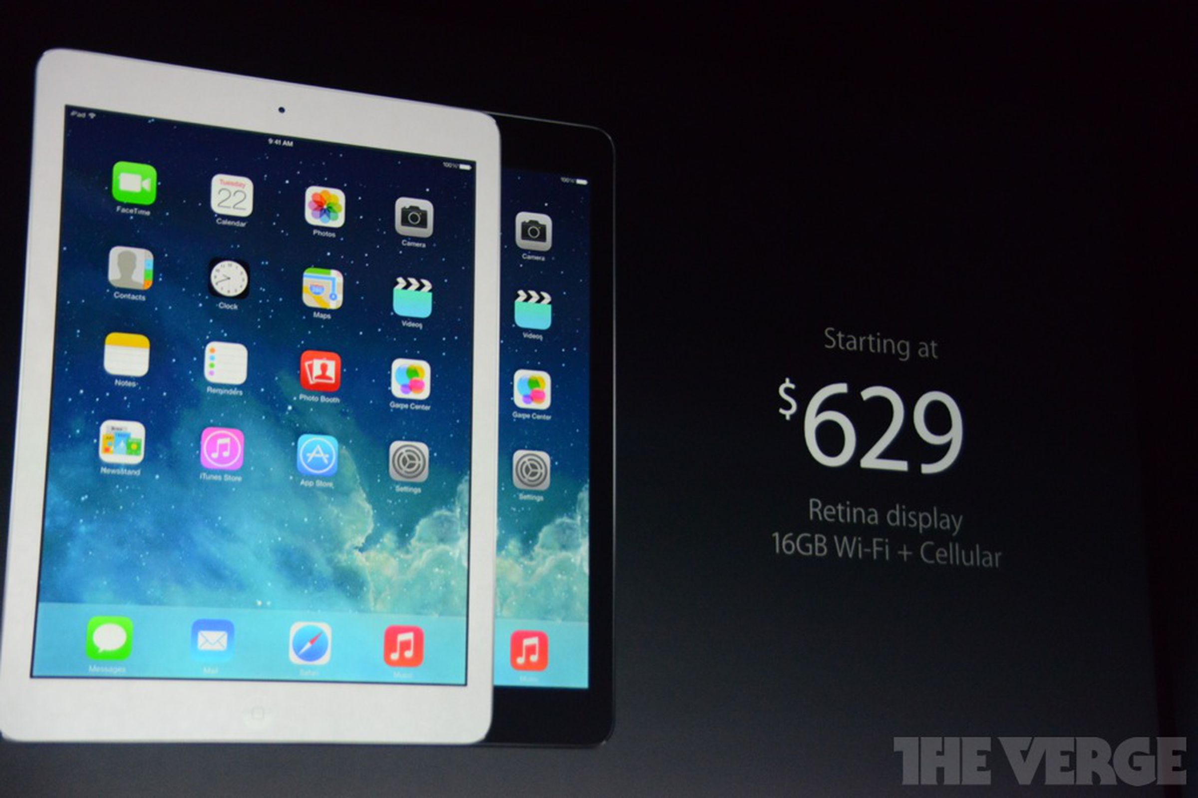 iPad Air announce photos from Apple's fall 2013 event