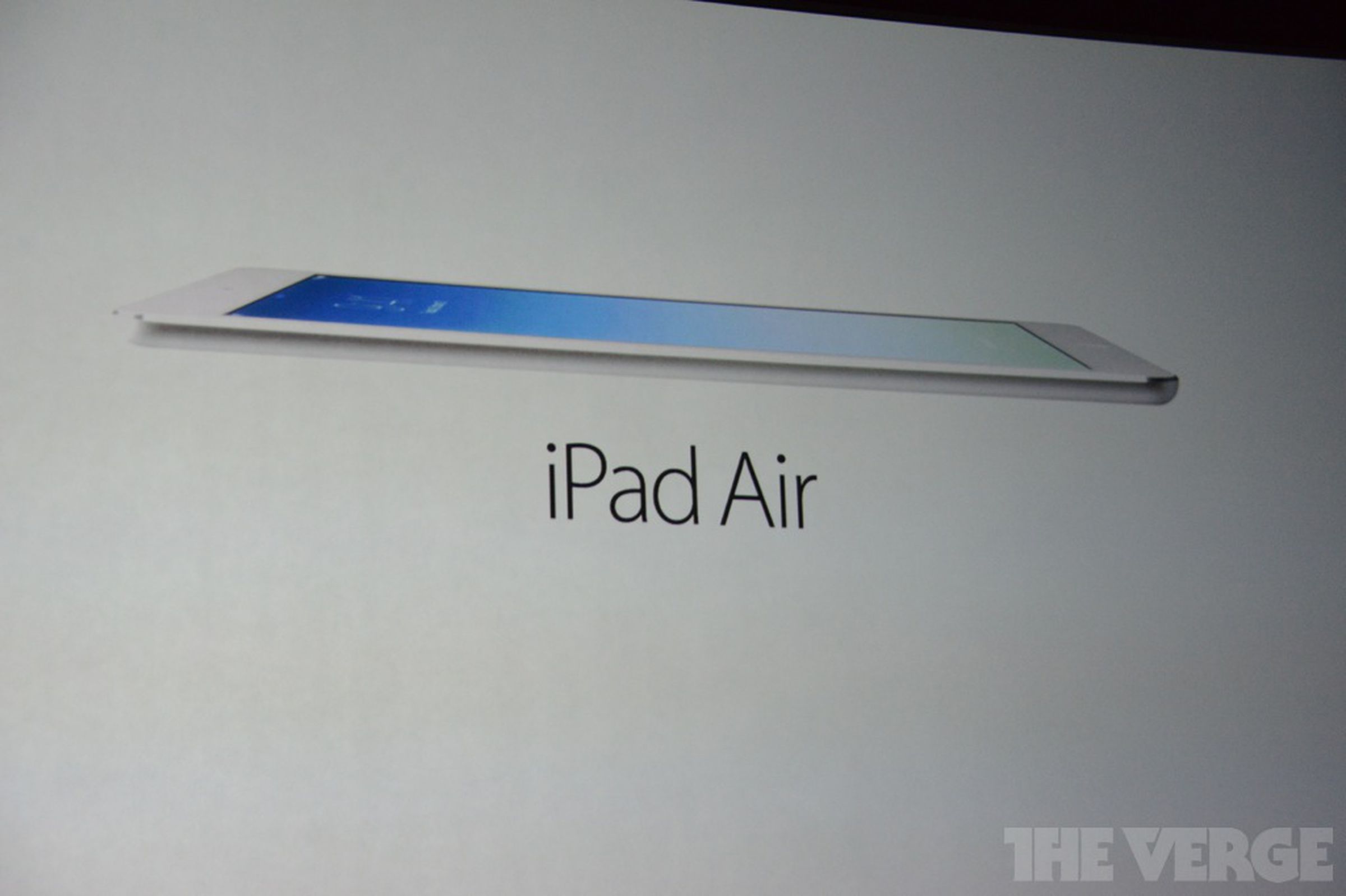 iPad Air announce photos from Apple's fall 2013 event