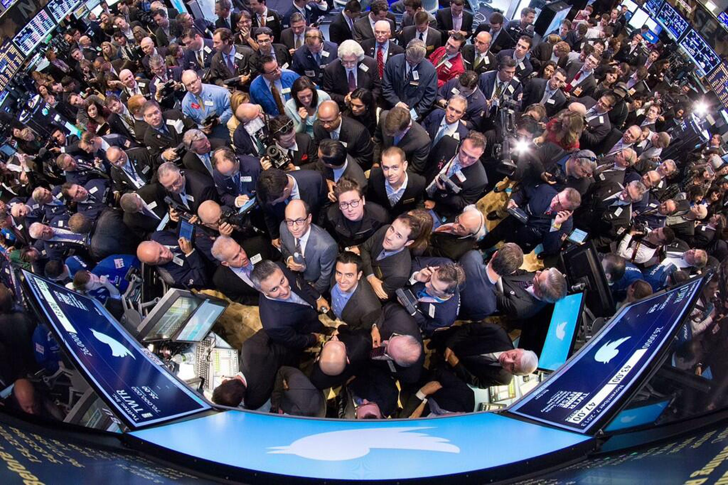 Twitter IPO at The New York Stock Exchange