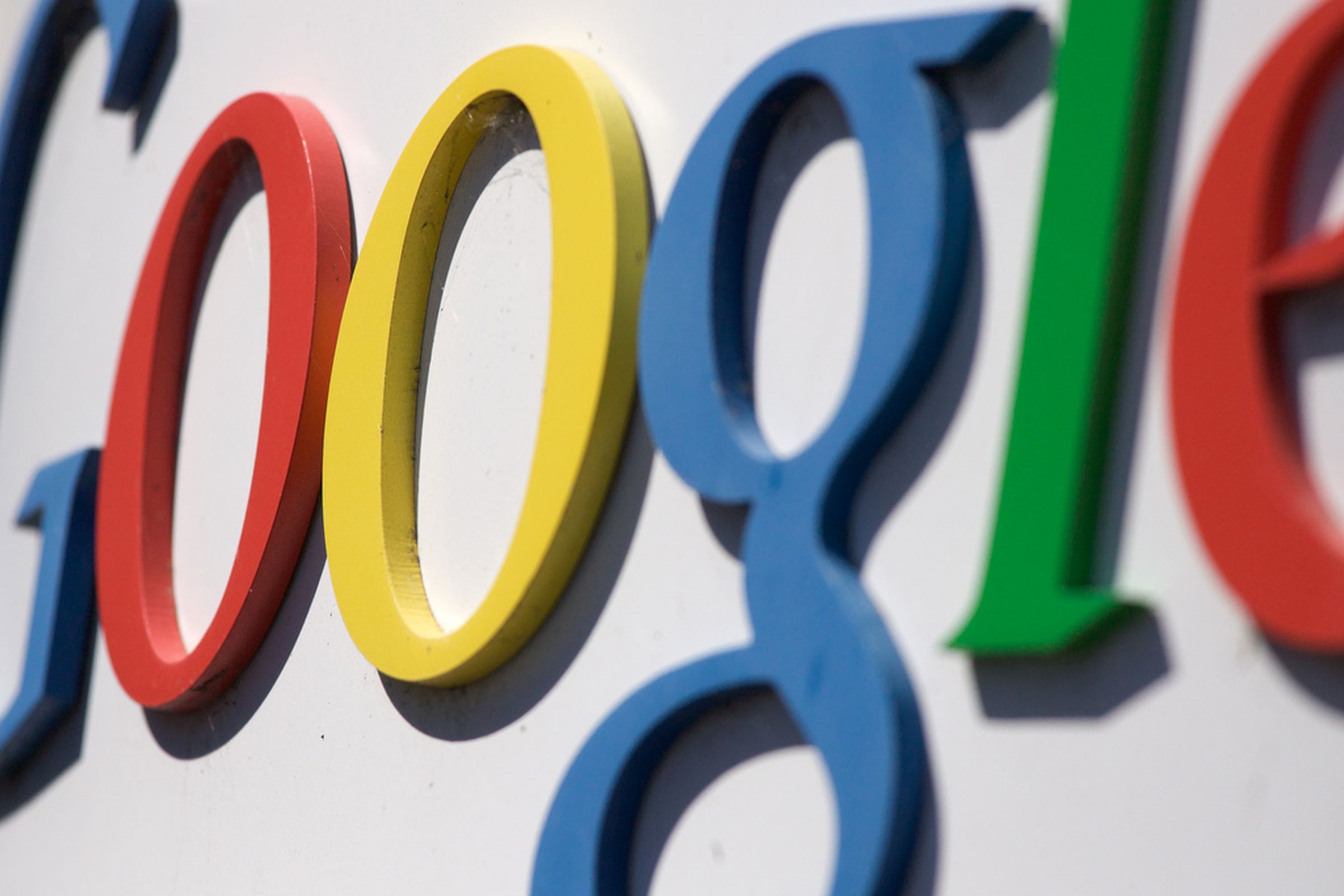 Google logo sign (Flickr)