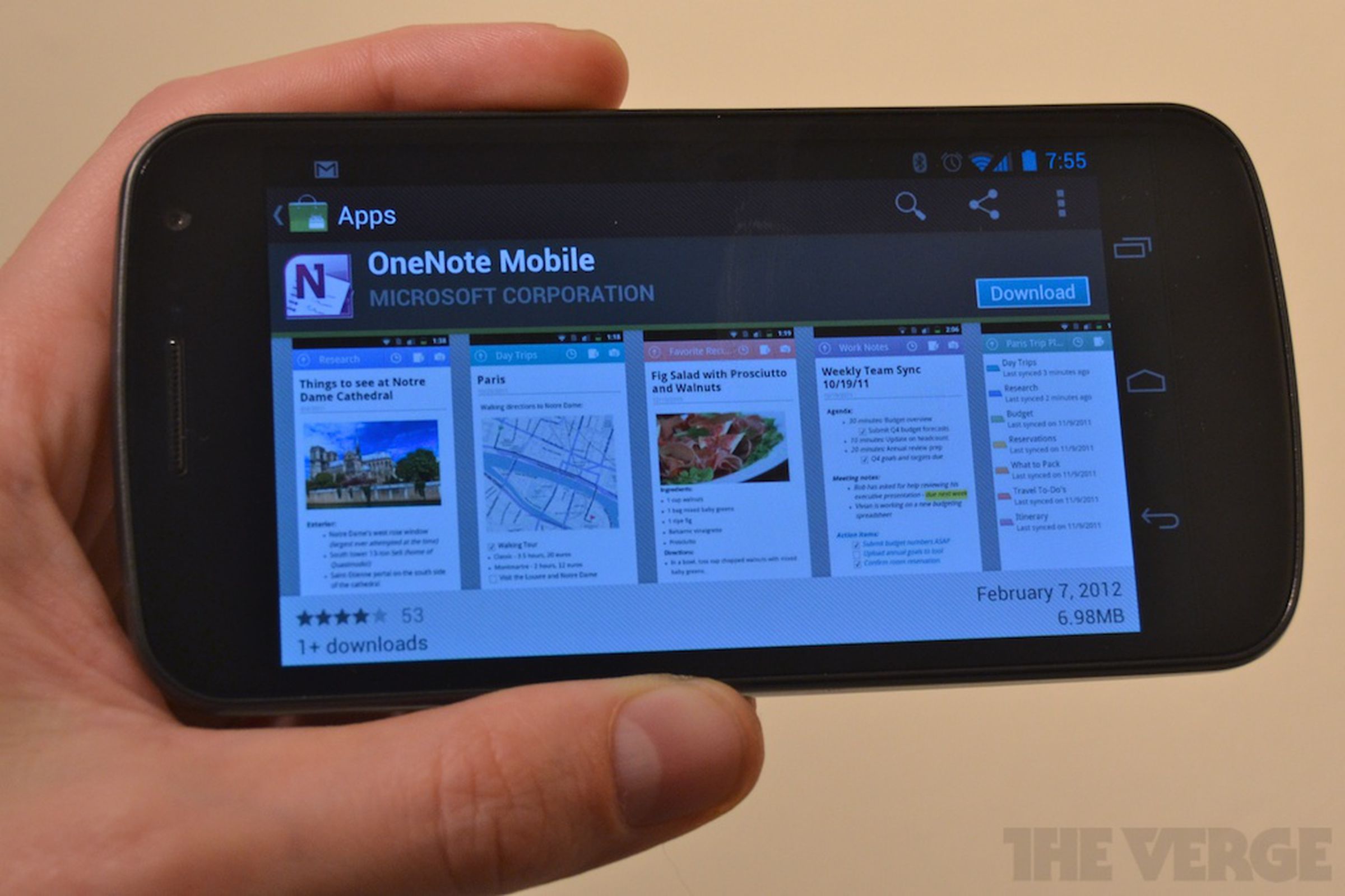 Microsoft OneNote Android 1024