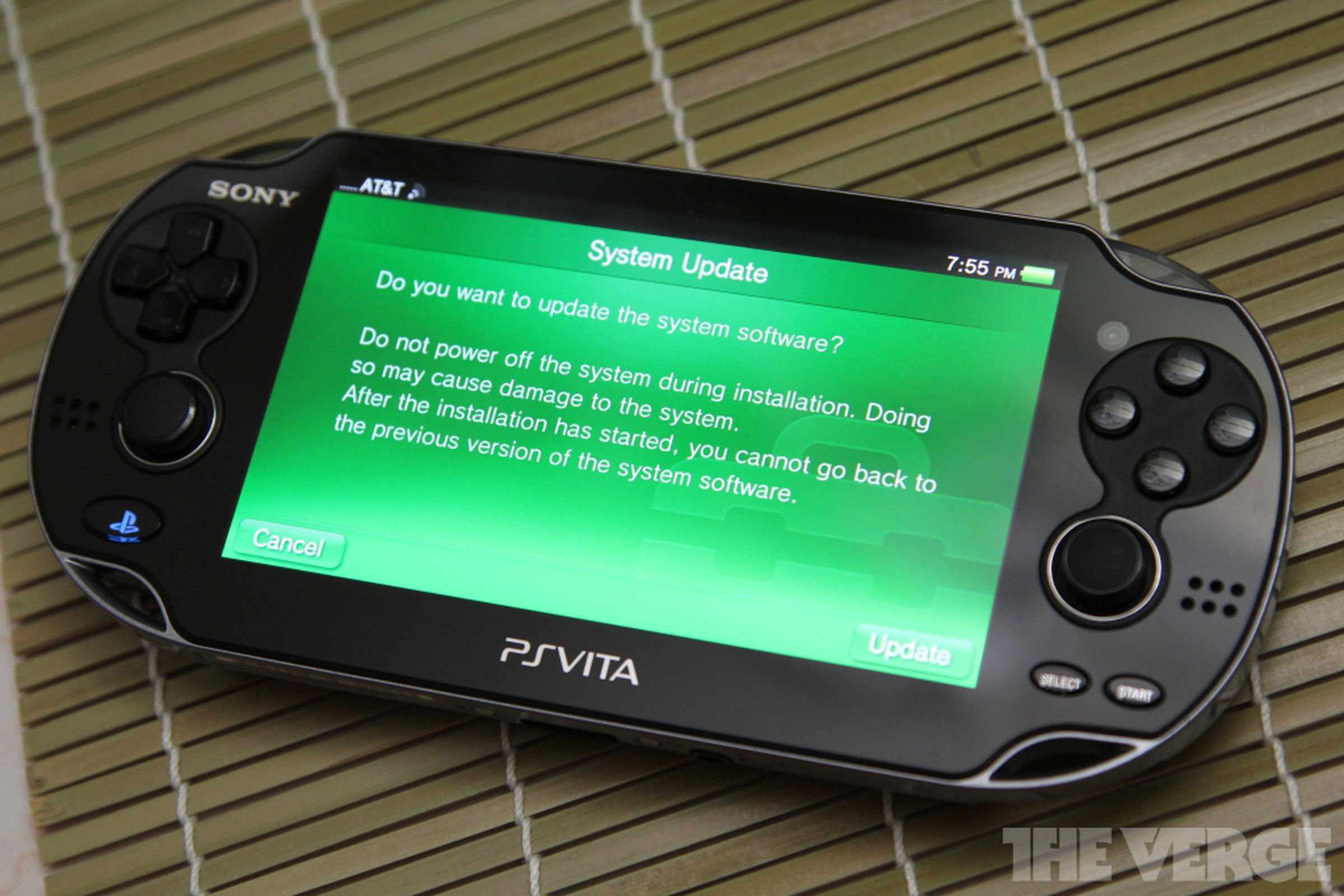 PlayStation Vita system update stock 1024