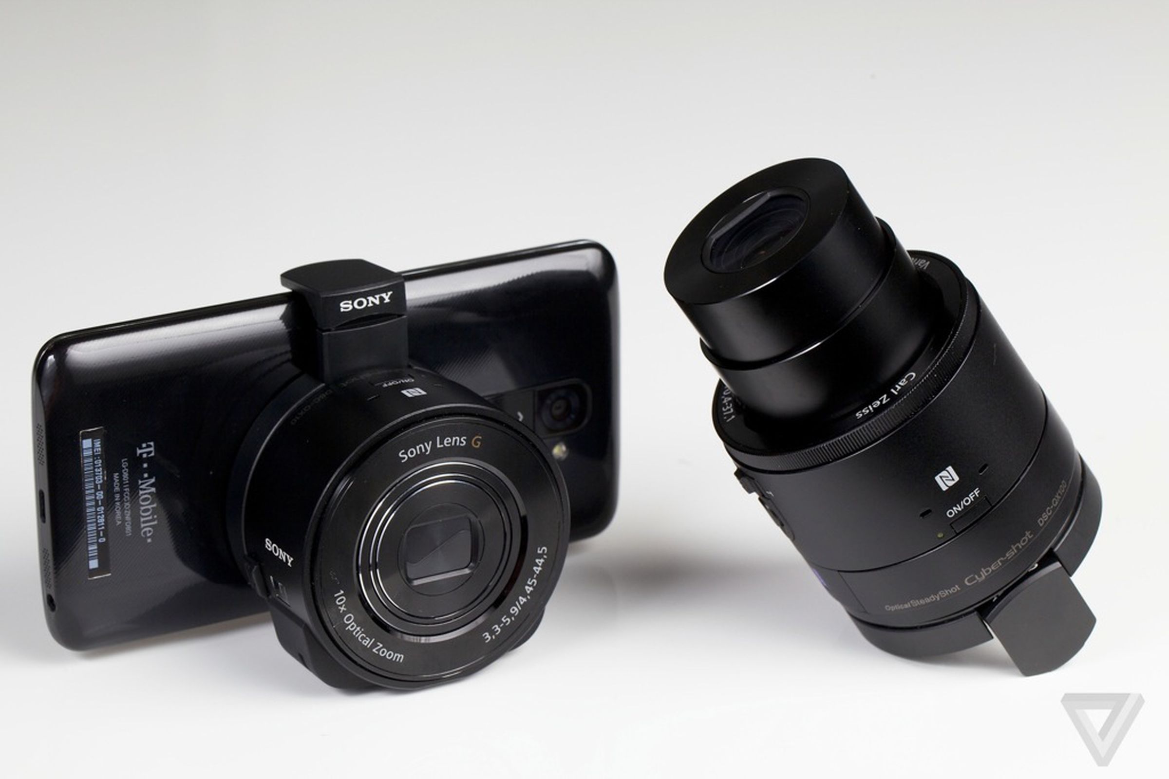 Sony Lens cameras QX10 and QX100