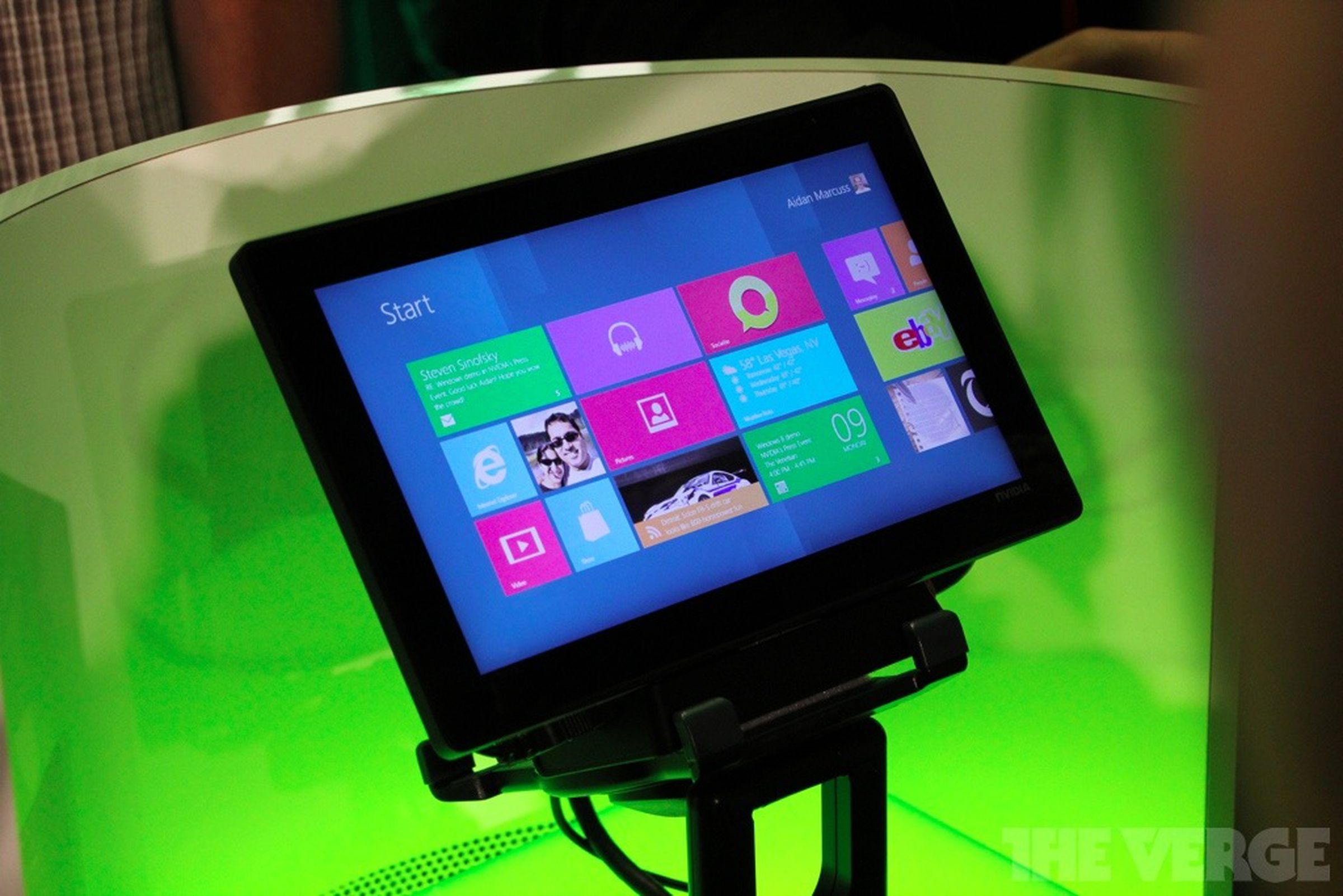 Nvidia's Tegra 3 Windows 8 reference tablet pictures
