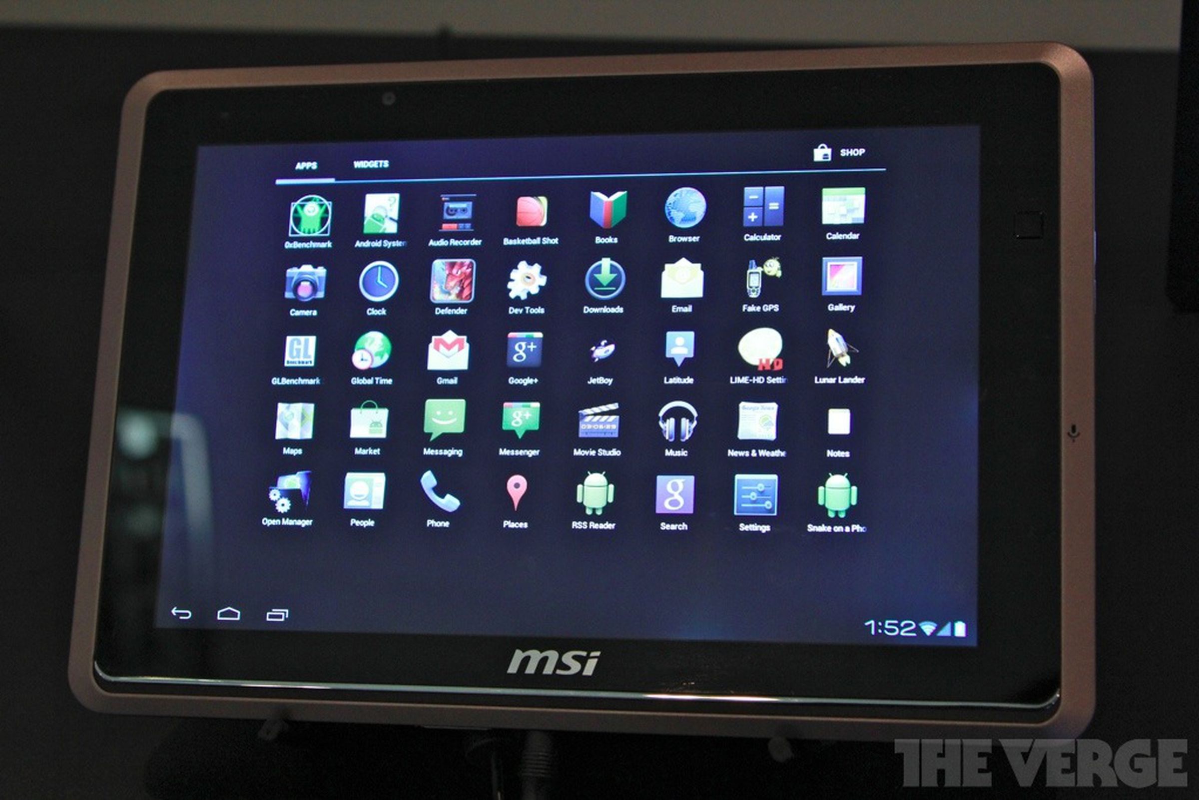 MSI WindPad 110W running Android 4.0 (hands-on pictures)