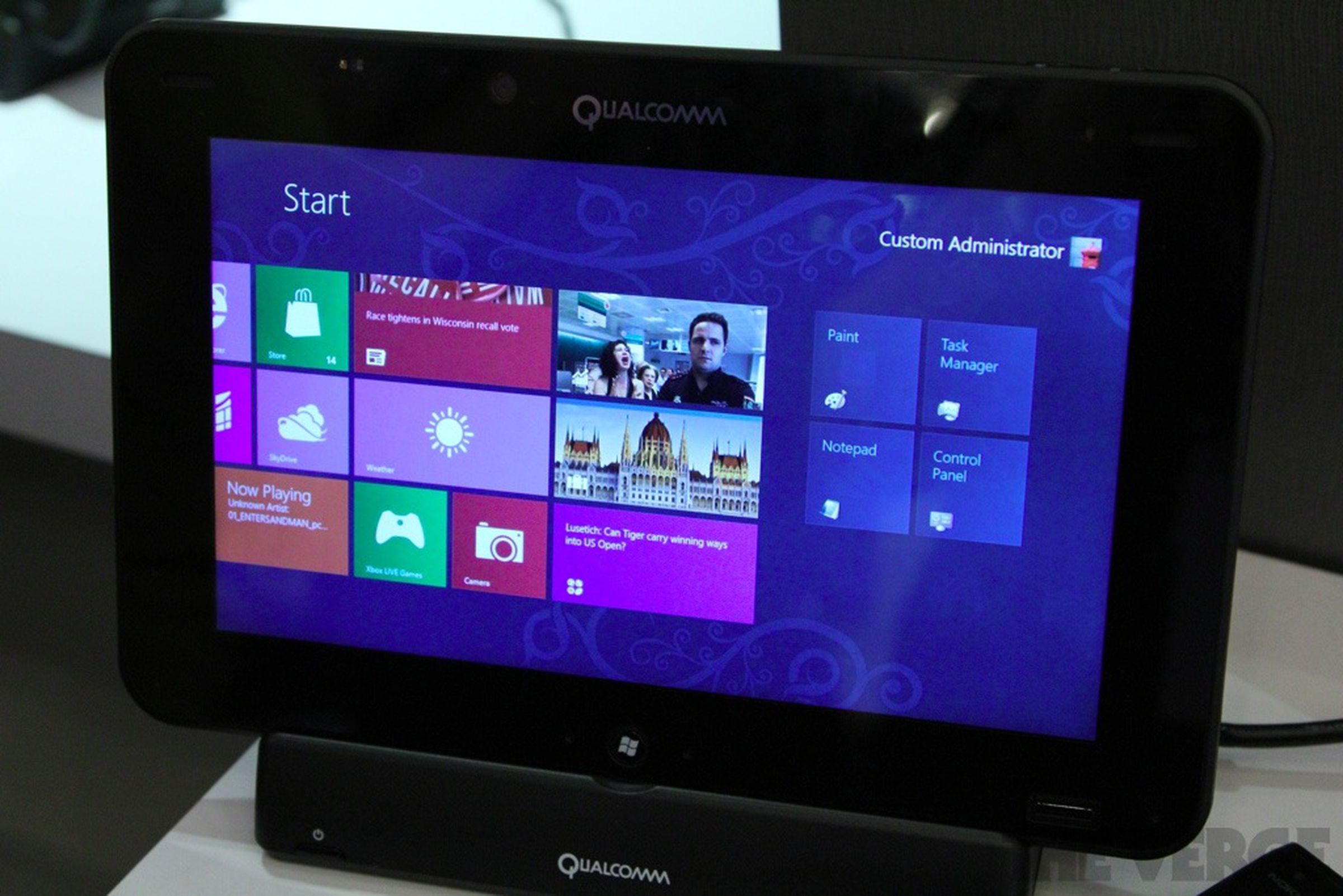 Qualcomm's Windows RT reference platform hands-on pictures