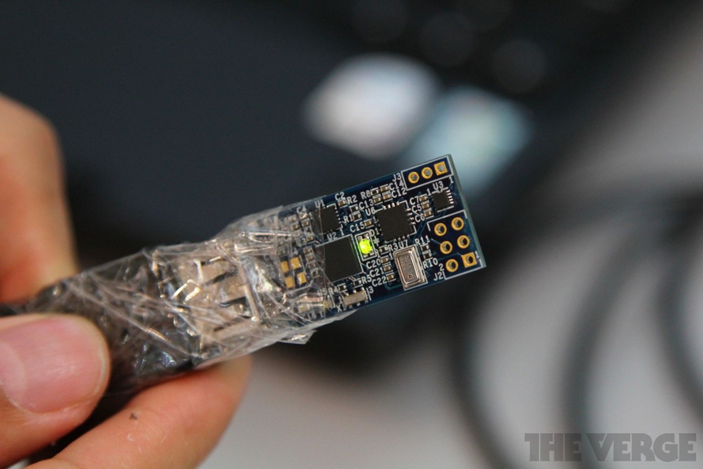 Freescale Xtrinsic 12-axis sensor platform hands-on pictures