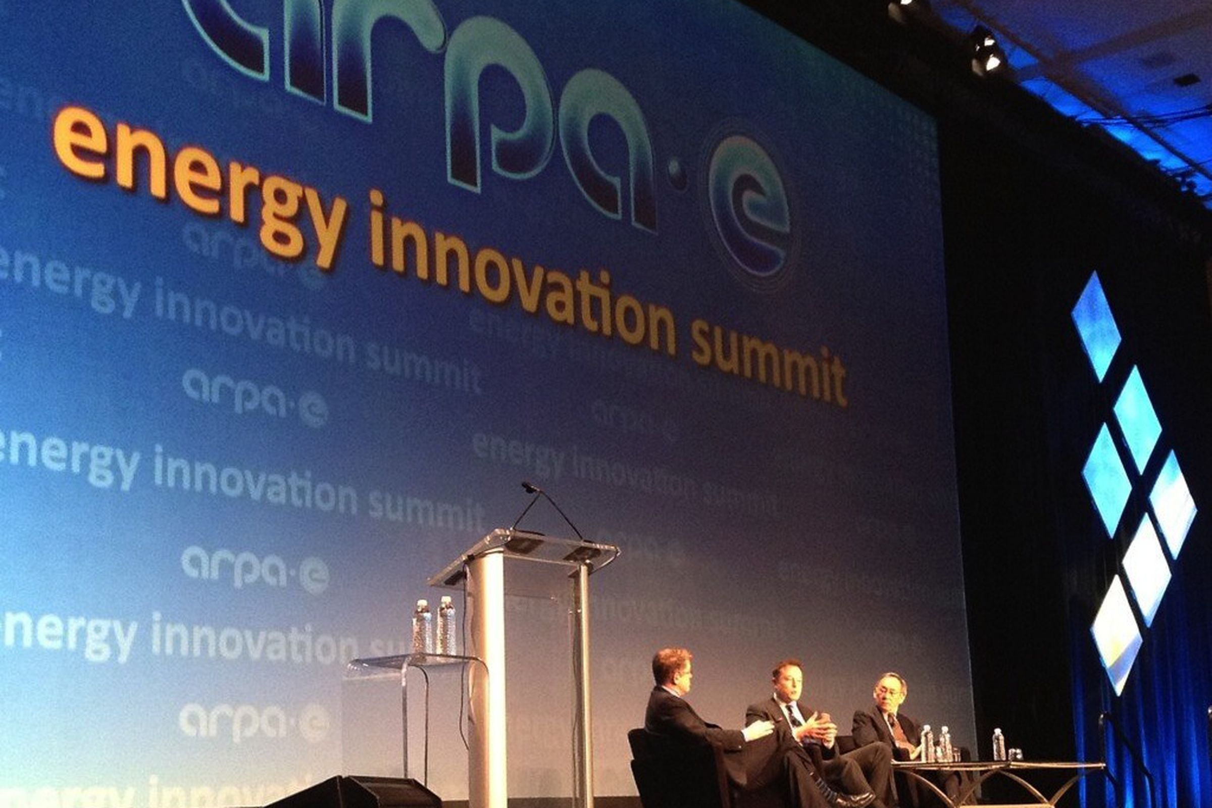 ARPA-E summit 2013 featuring Elon Musk and US Energy Secretary Steven Chu