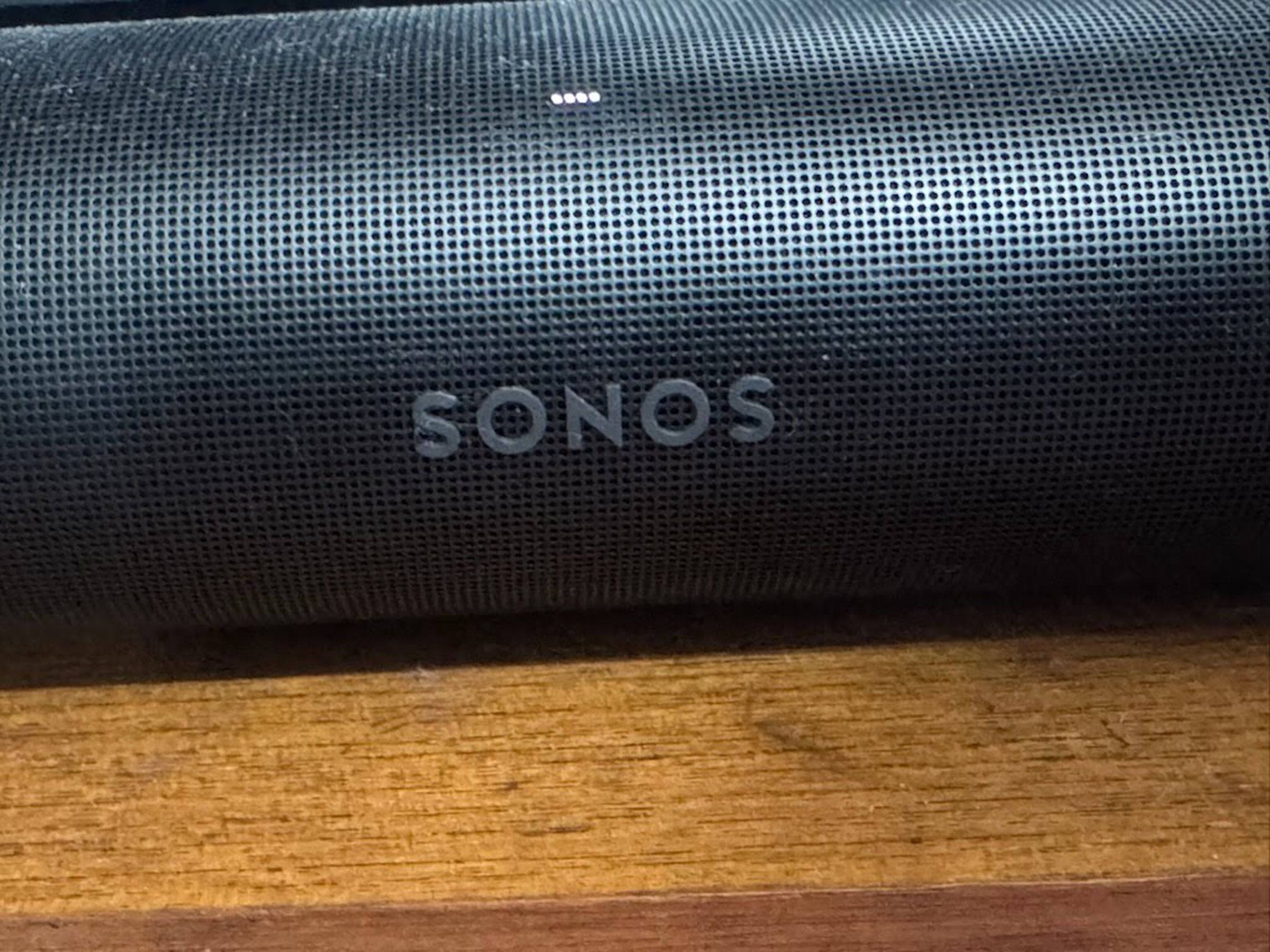 A photo of the upcoming Sonos soundbar, codename Lasso.