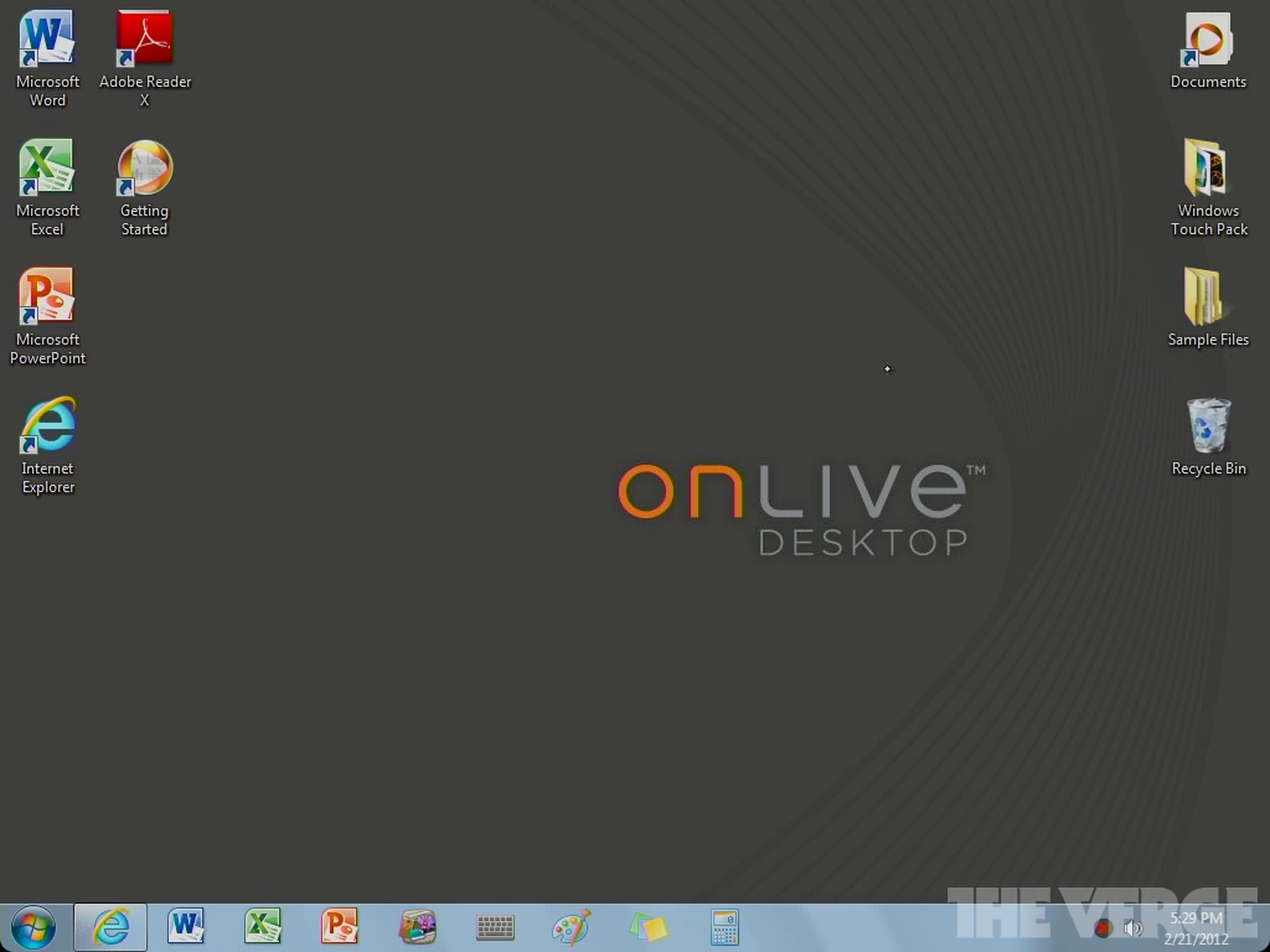 OnLive Desktop Plus cloud browser screenshots