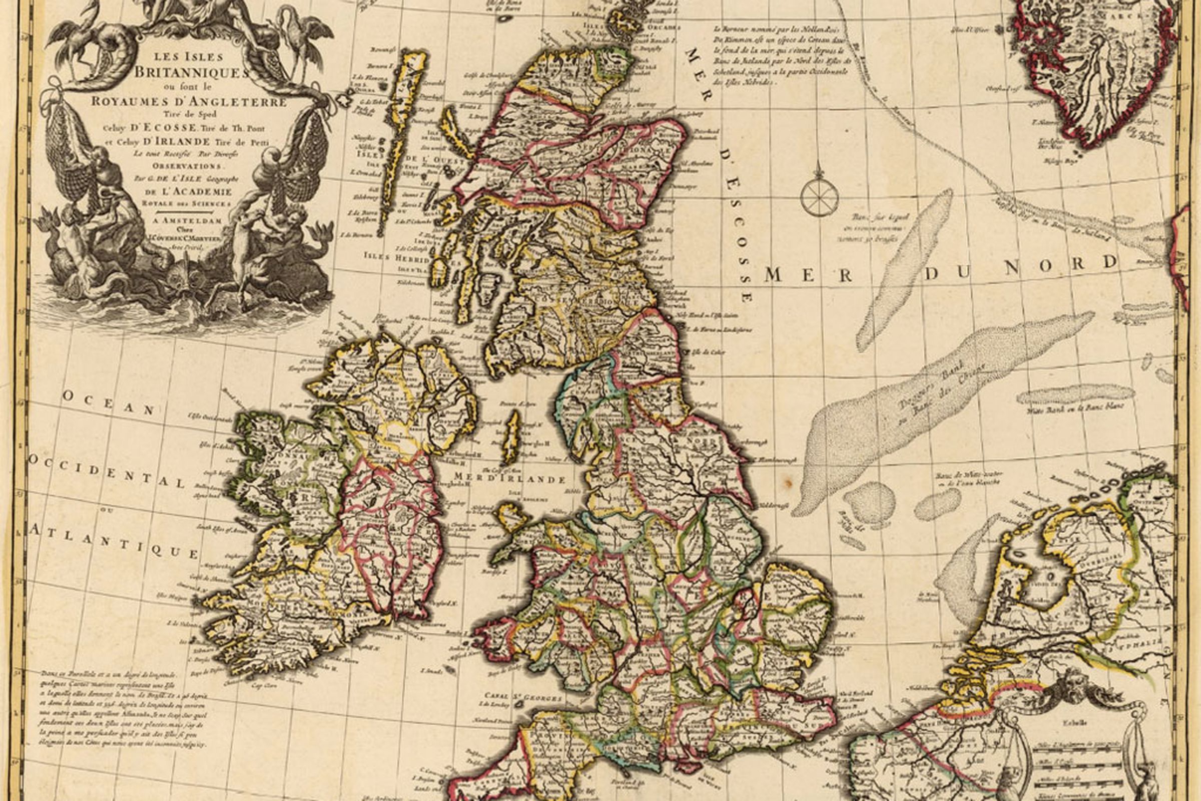 Old Map England 1024