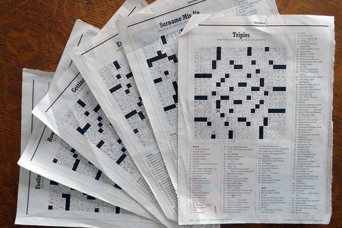 Soothe your election nerves by solving crossword puzzles together on