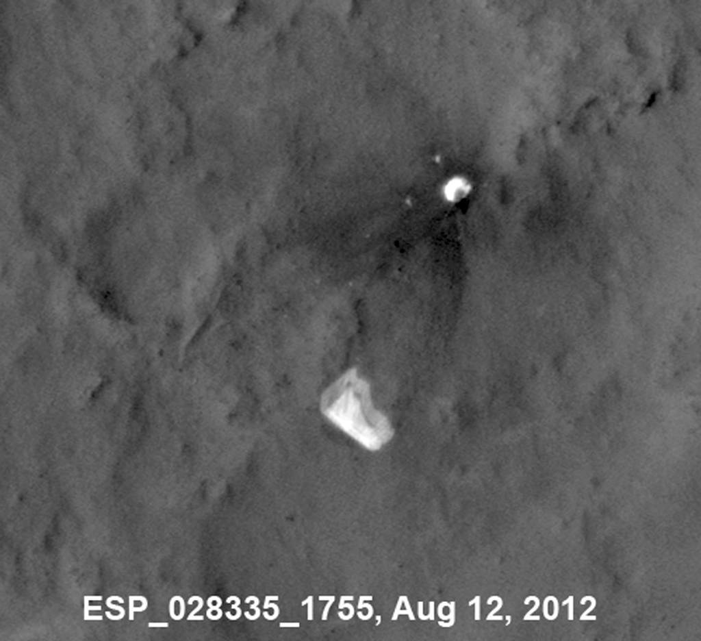 Curiosity Rover HiRISE images