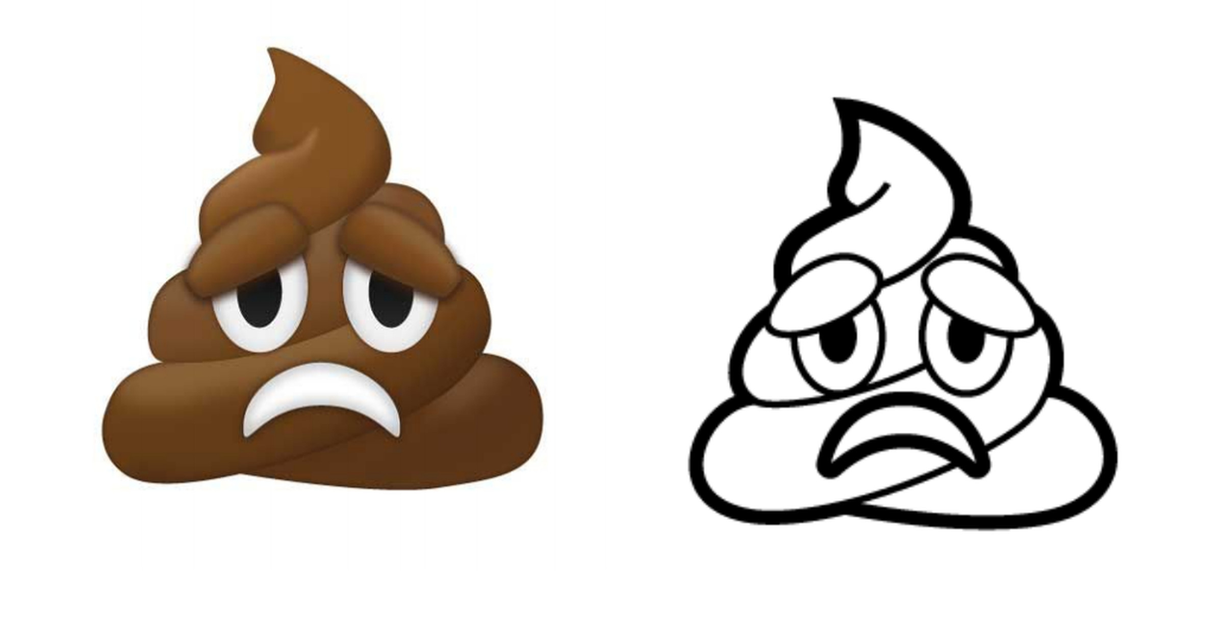 Frowning pile of poo emoji proposal