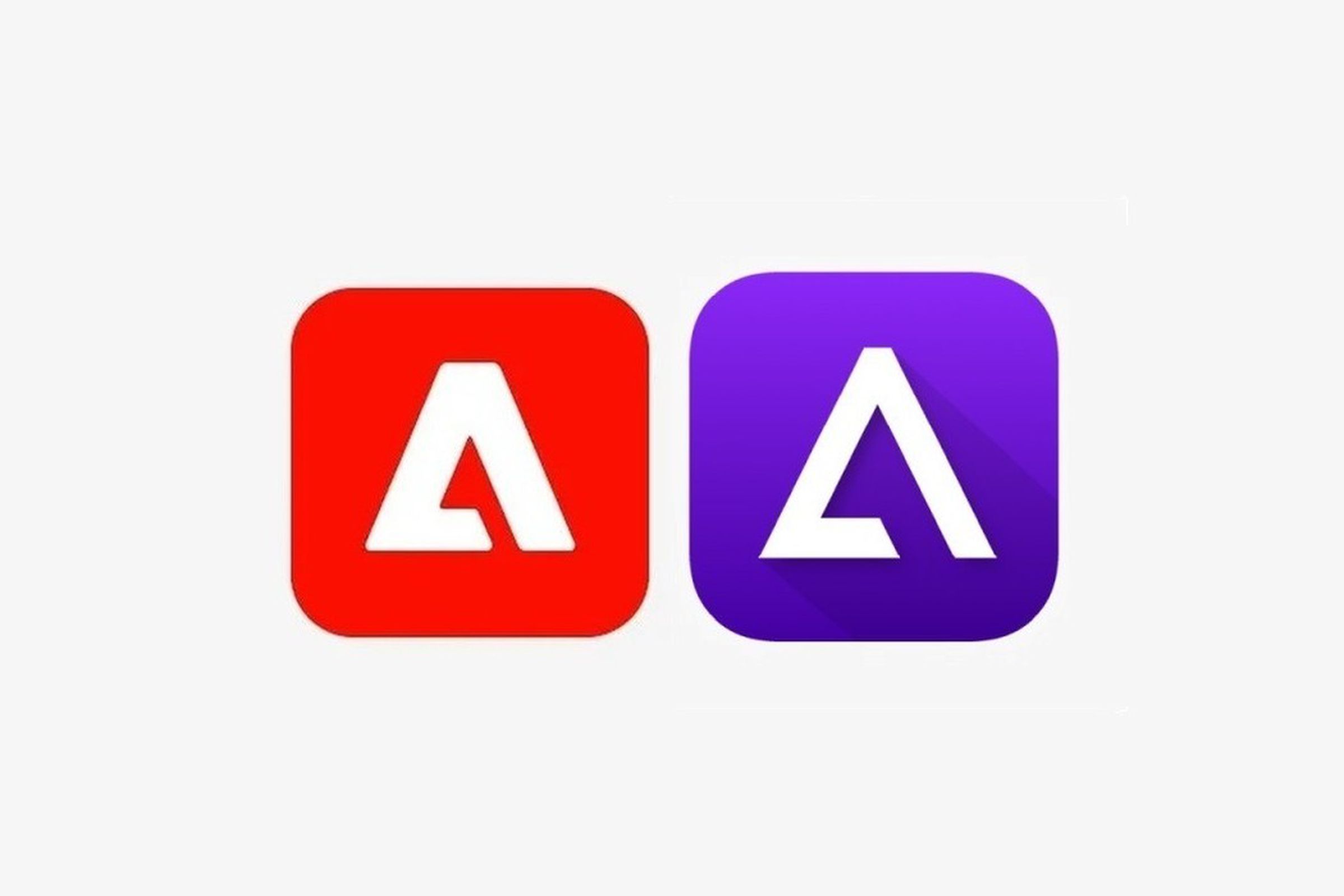 There’s no denying the similarities to Adobe’s Experience Cloud logo (left), but Adobe typically uses a negative space logo that’s harder to mistake.