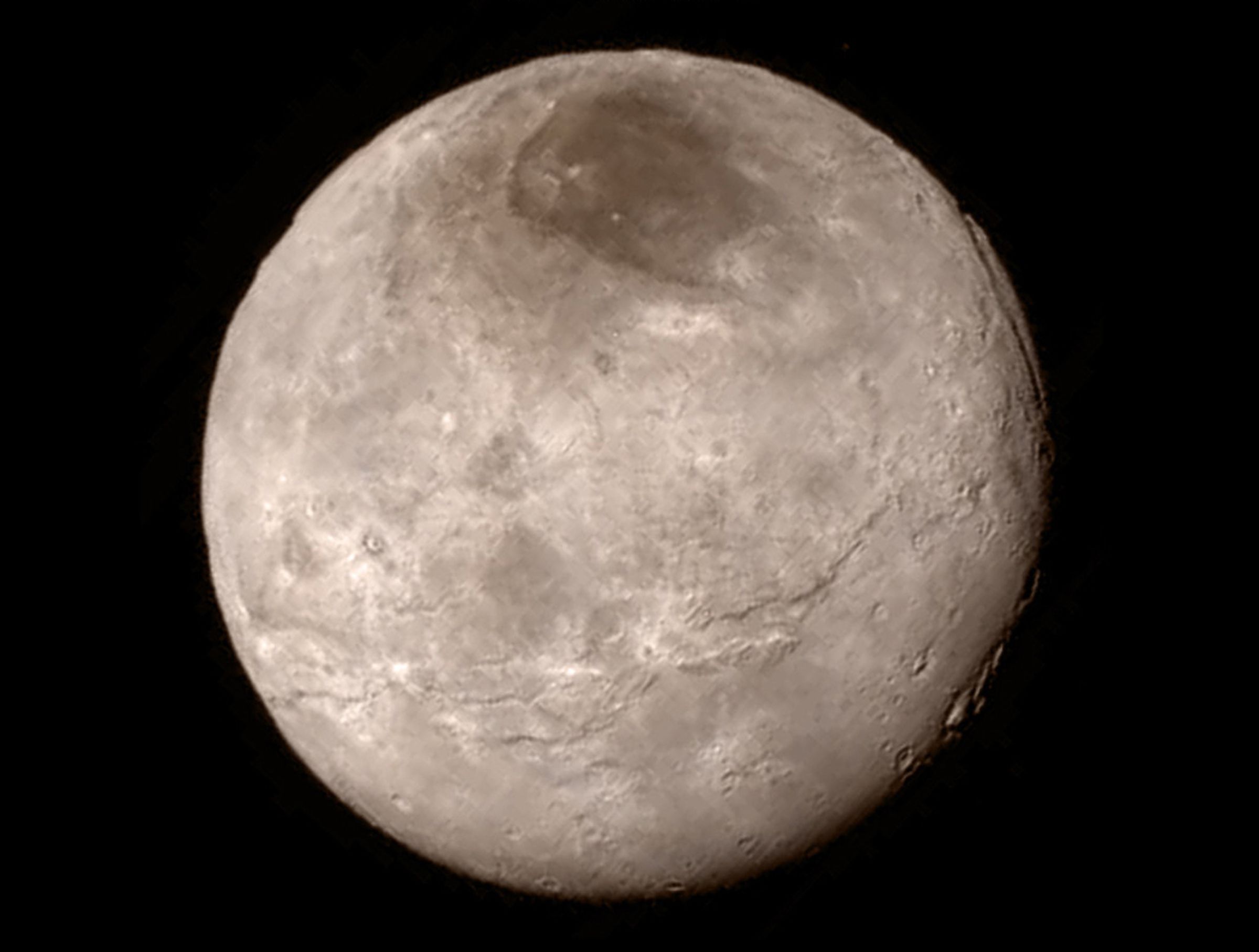 Pluto’s biggest moon Charon.