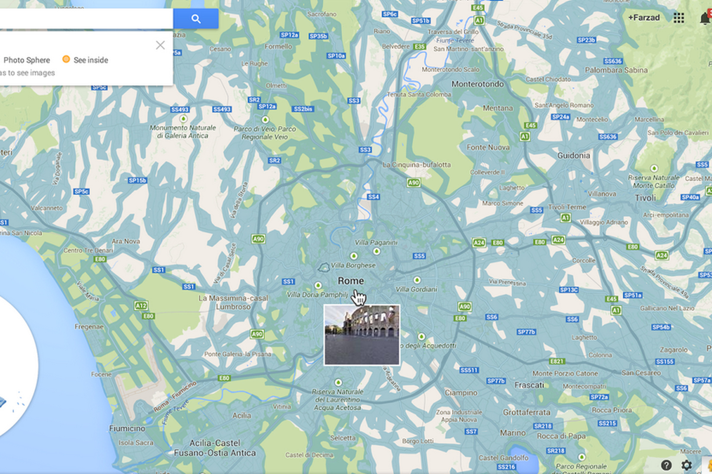 Google Maps desktop