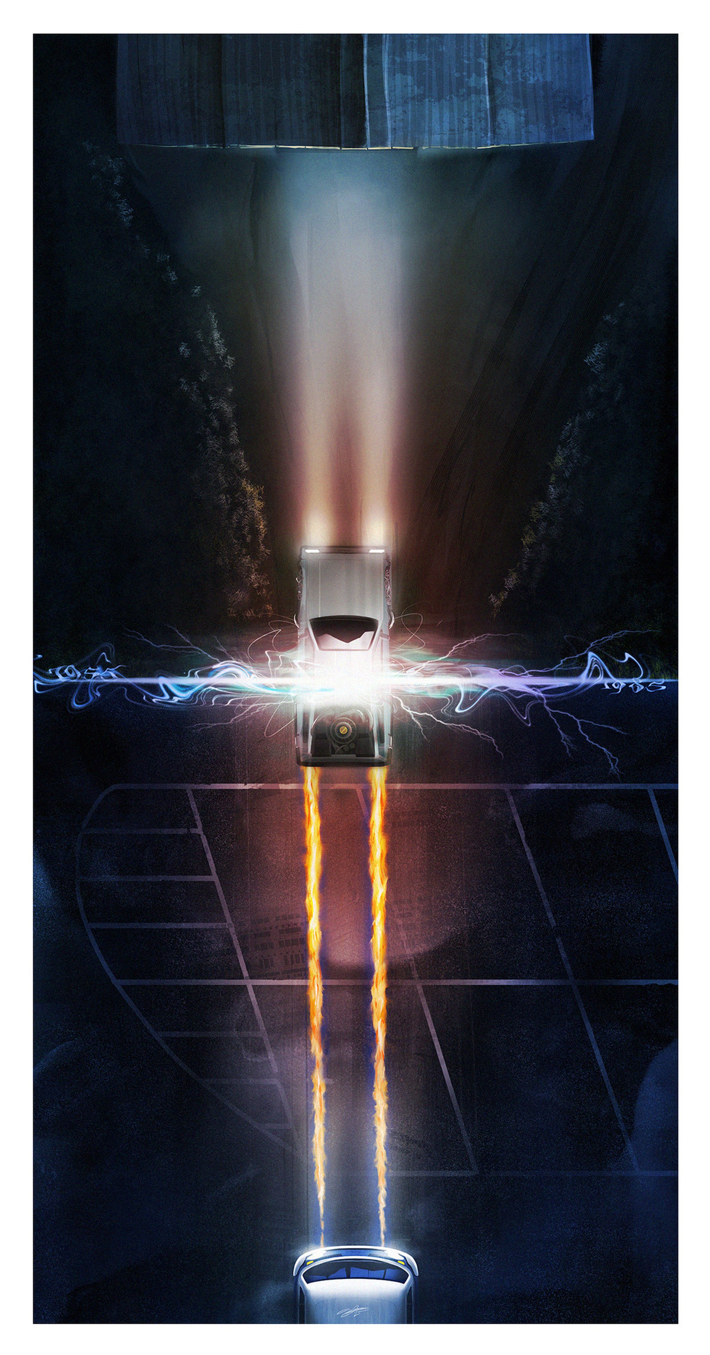 These Back to the Future posters show time travel in an instant