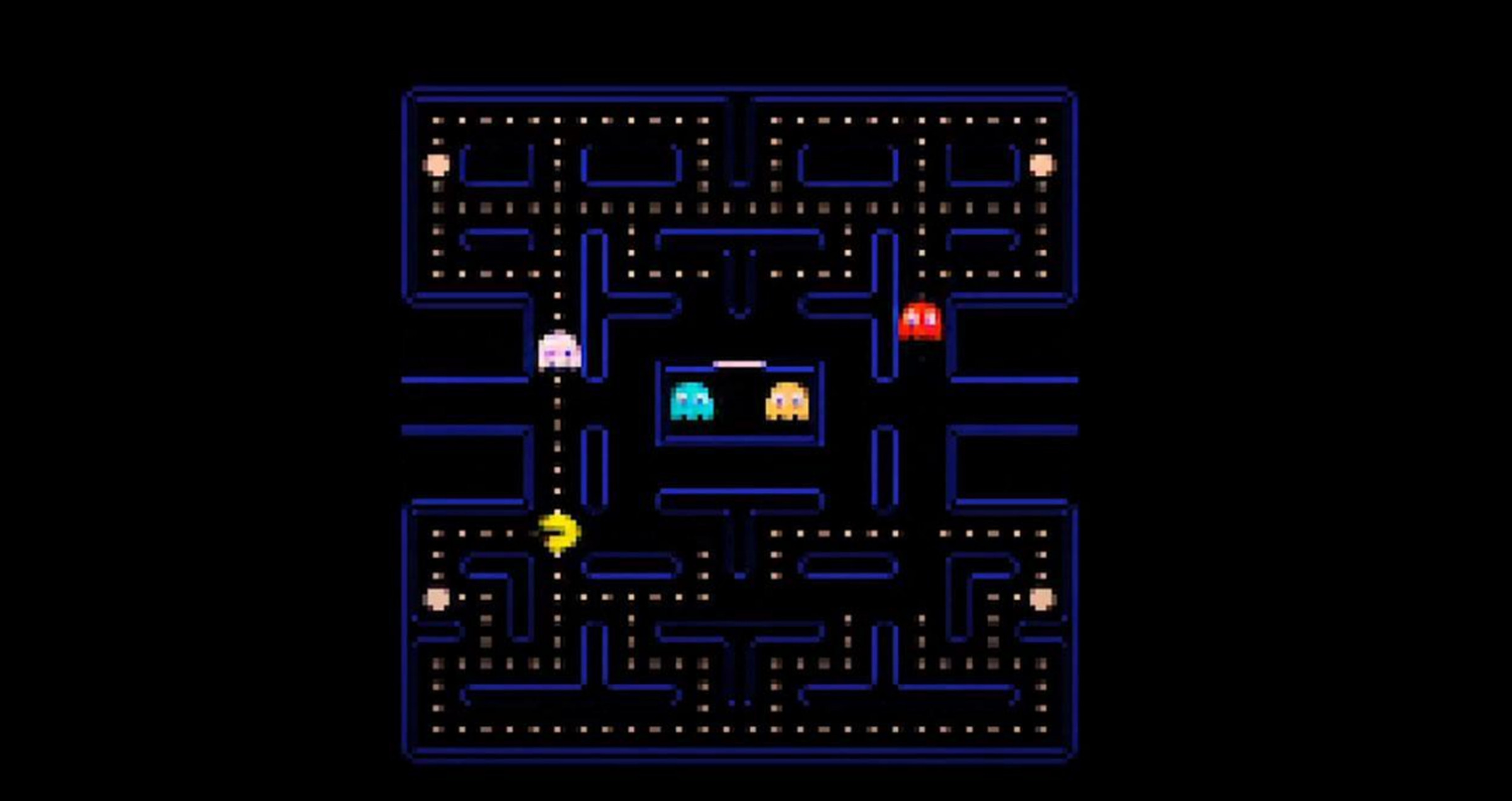 The AI-generated Pac-Man is a little blurry, but all the basics are there.