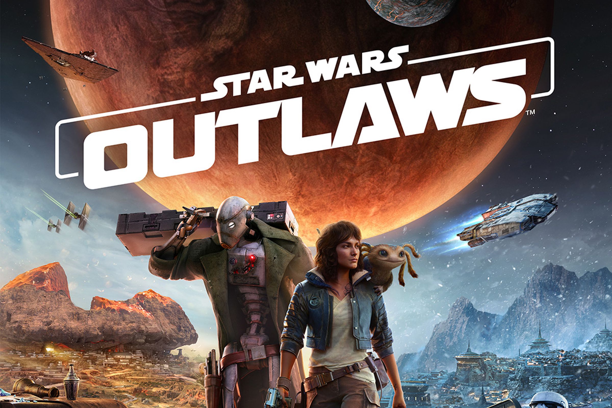 A promotional image for Star Wars: Outlaws.