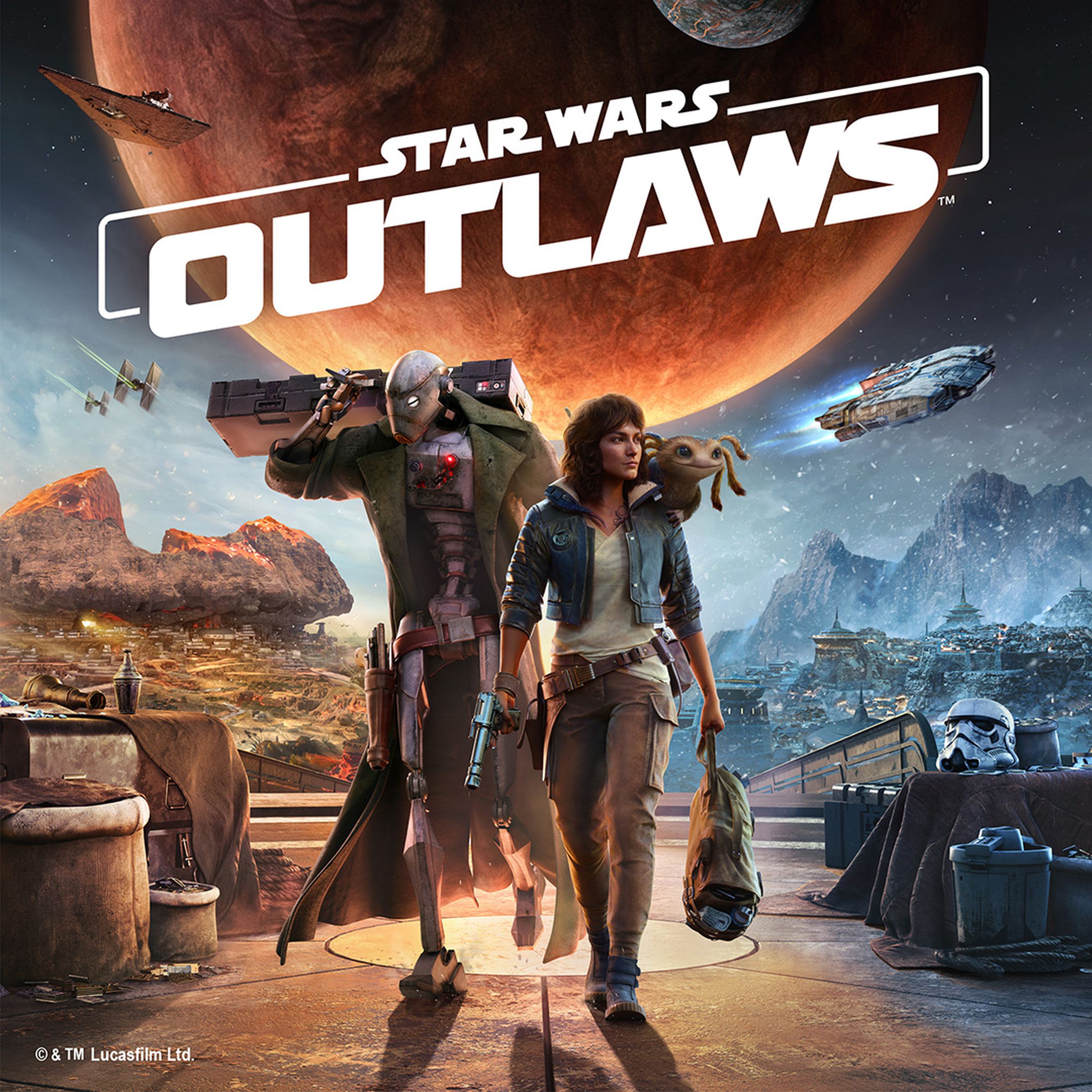 A promotional image for Star Wars: Outlaws.