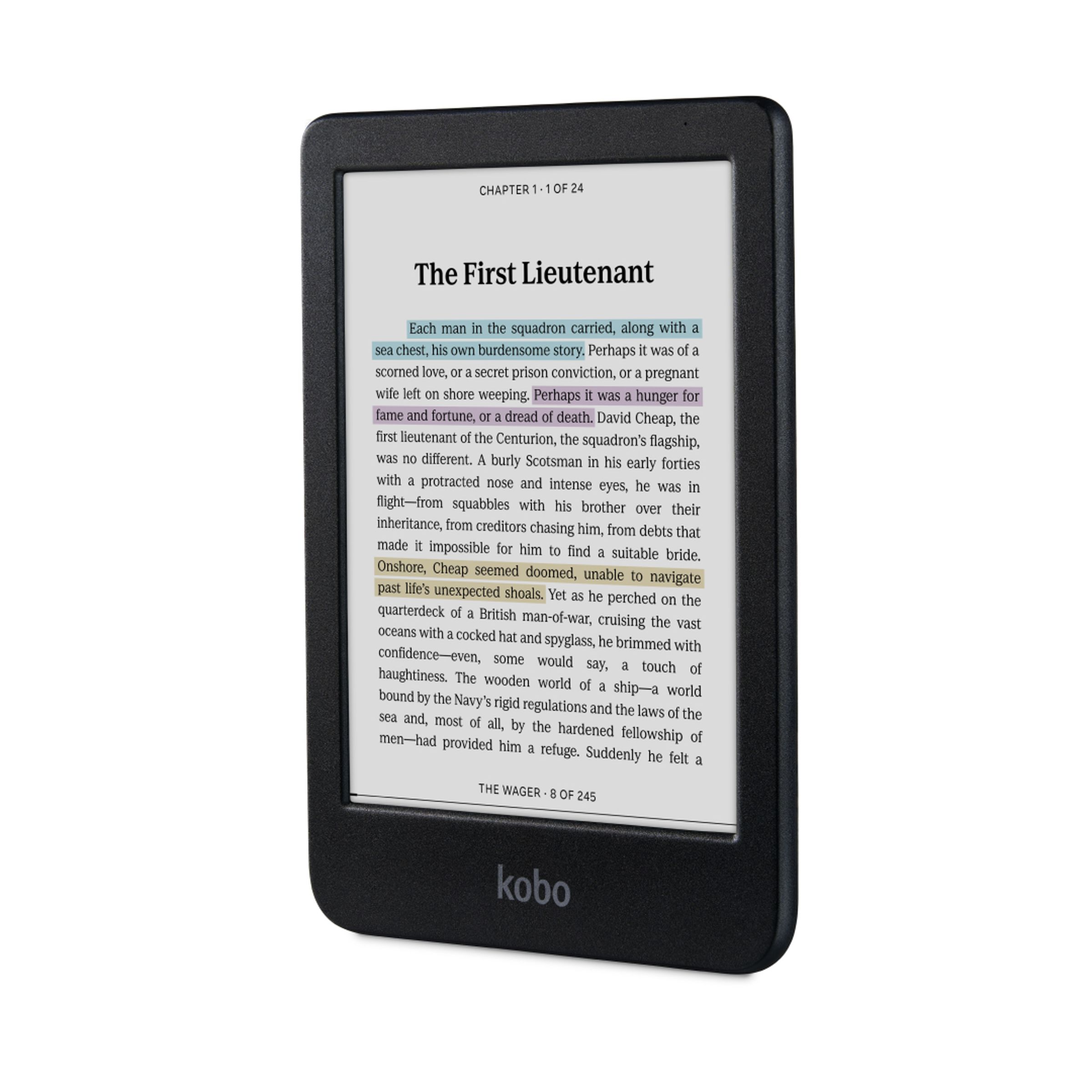 The Kobo Clara Colour is just like the Clara 2E but with color, an improved processor, and more storage.