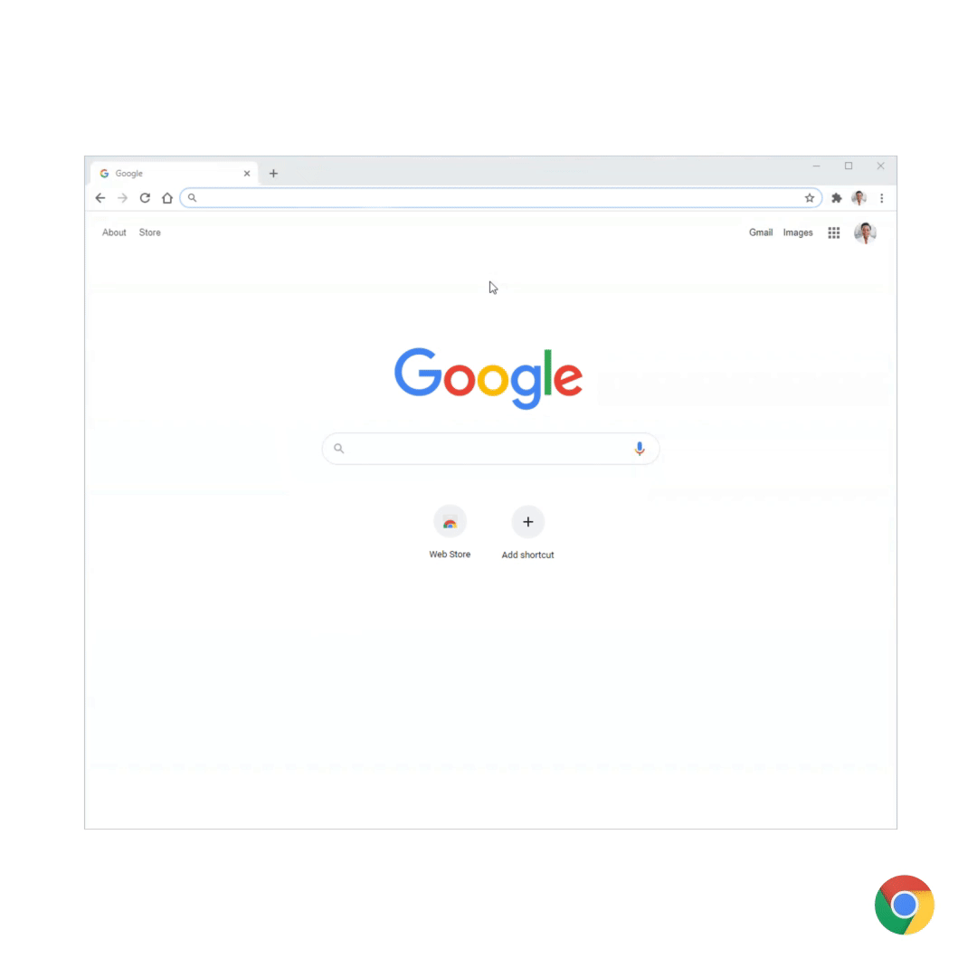 Extension settings in Chrome
